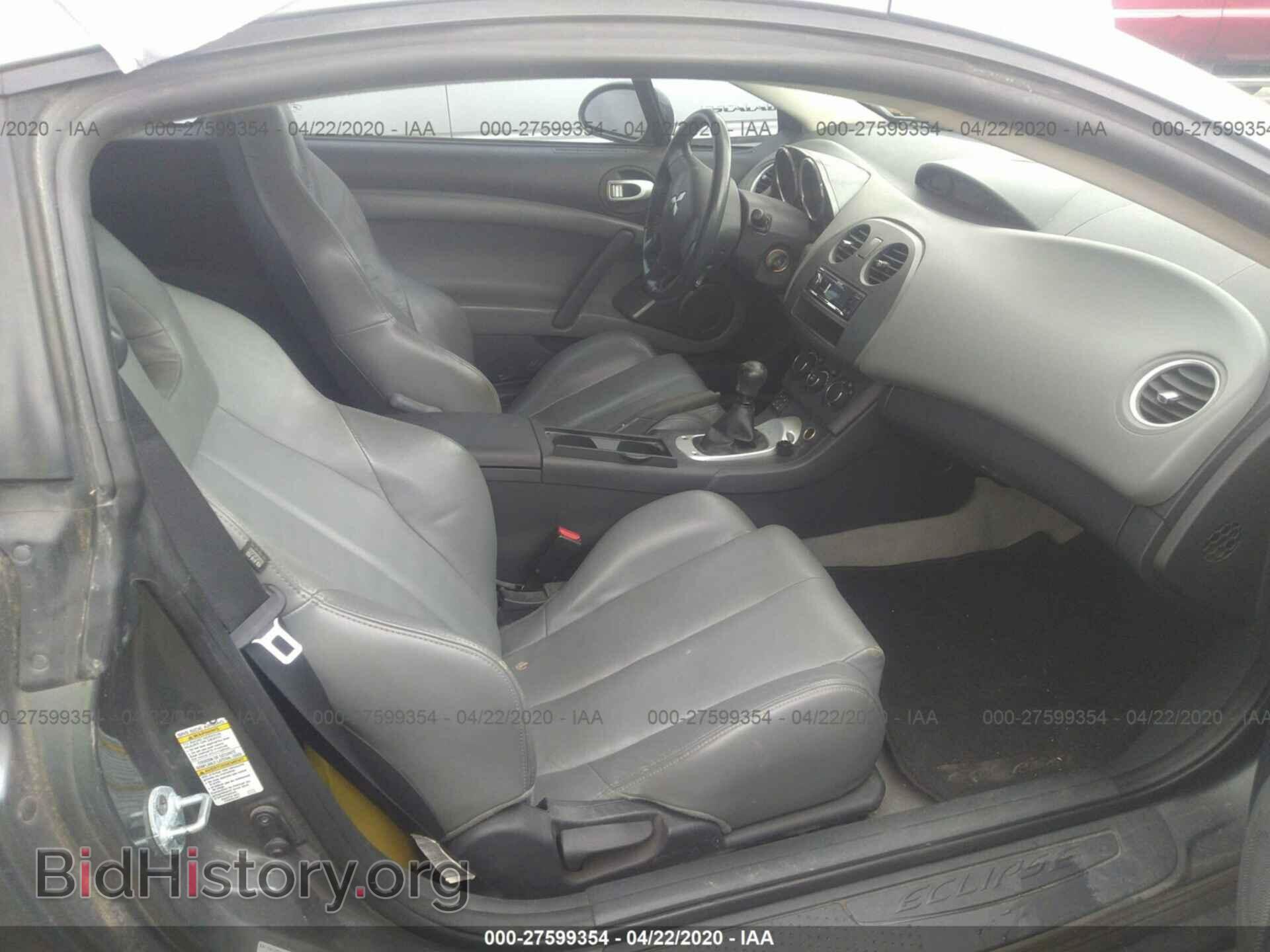 2006 MITSUBISHI ECLIPSE - VIN: 4A3AK34T36E008722 - Фото 5