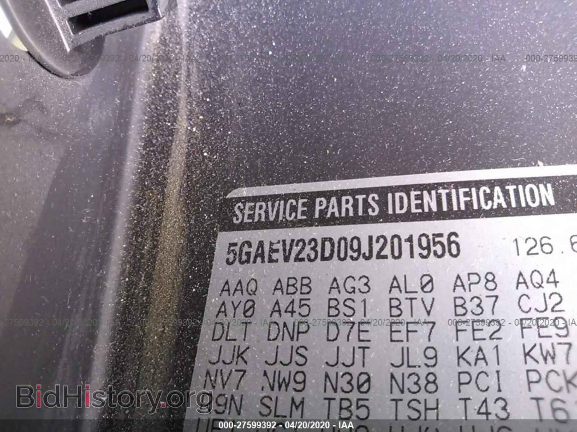 2009 BUICK ENCLAVE - VIN: 5GAEV23D09J201956 - Фото 9