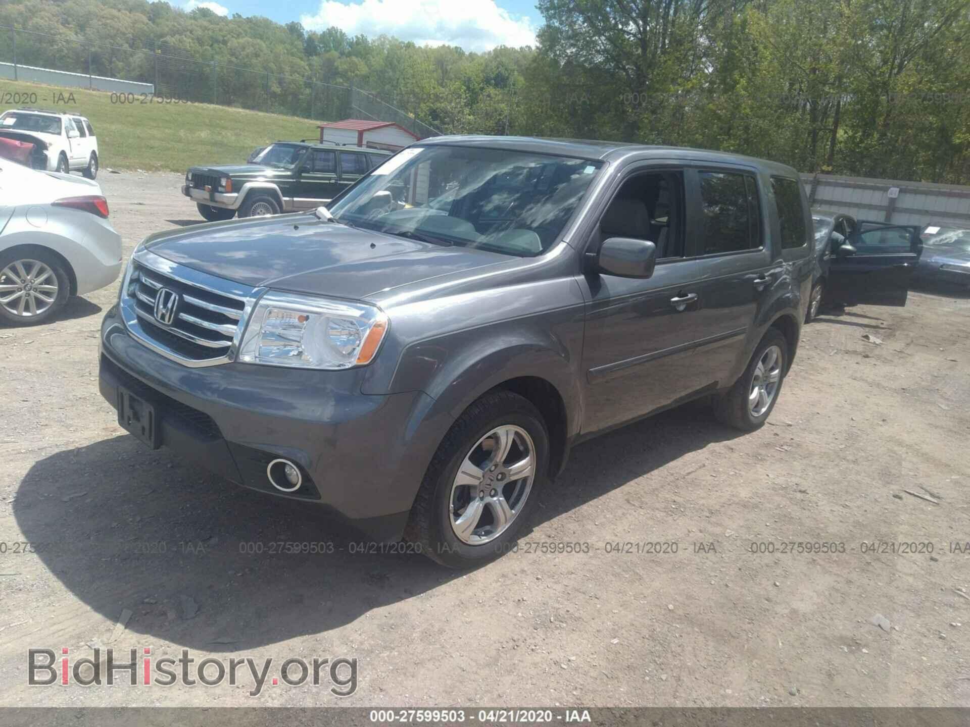 2013 HONDA PILOT - VIN: 5FNYF4H51DB073345 - Фото 2