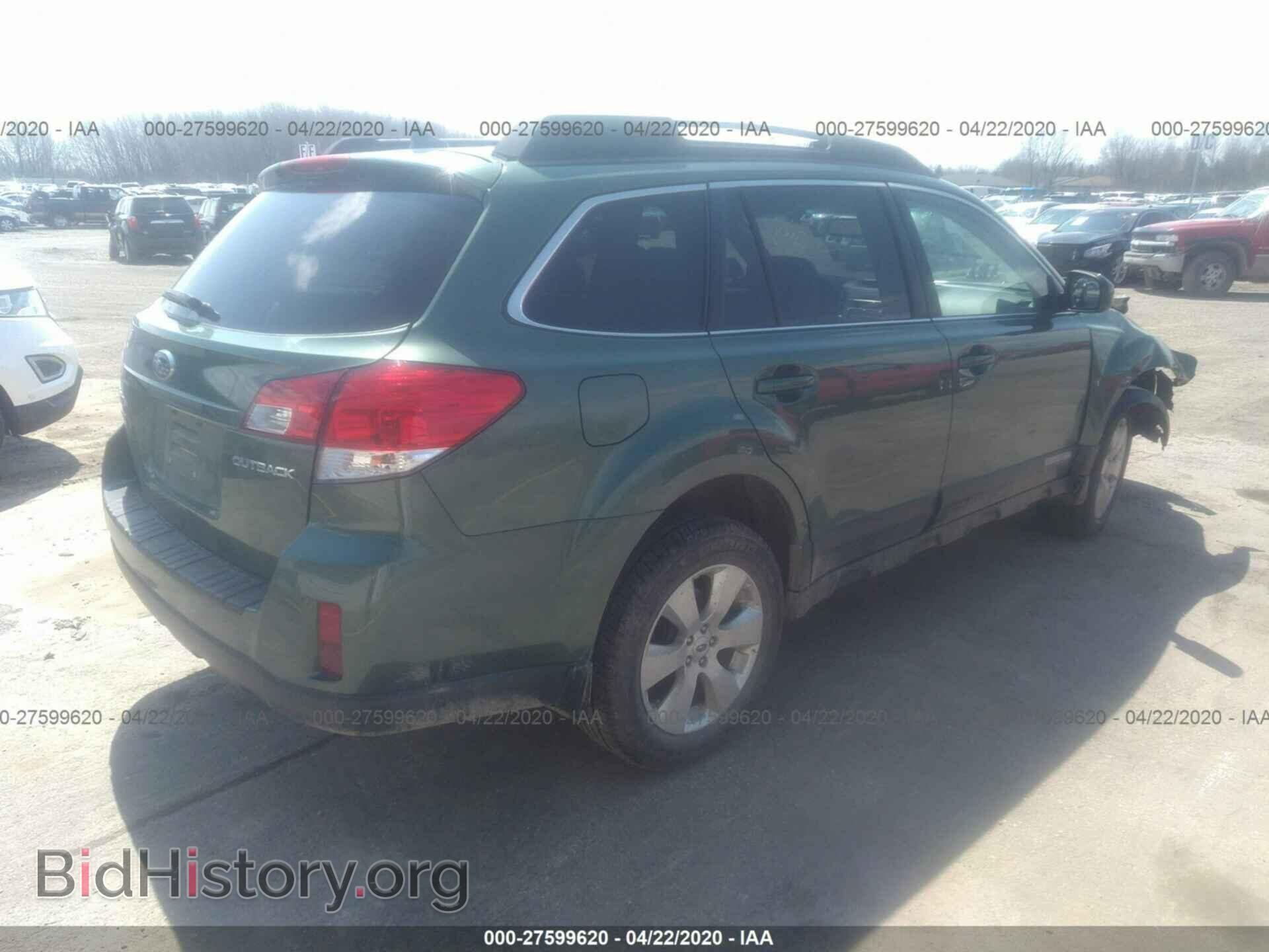 2011 SUBARU OUTBACK - VIN: 4S4BRCKC3B3420453 - Фото 4