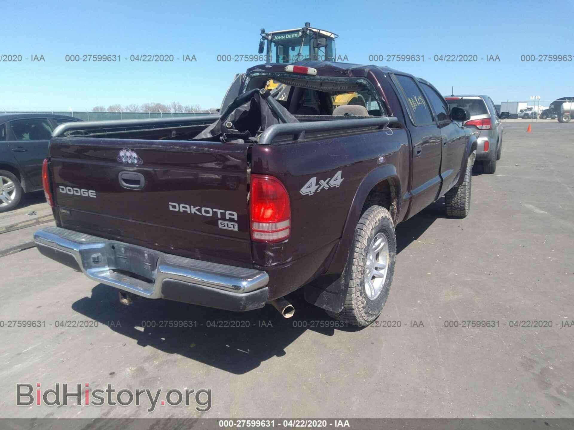 2004 DODGE DAKOTA - VIN: 1D7HG48N04S659606 - Фото 4