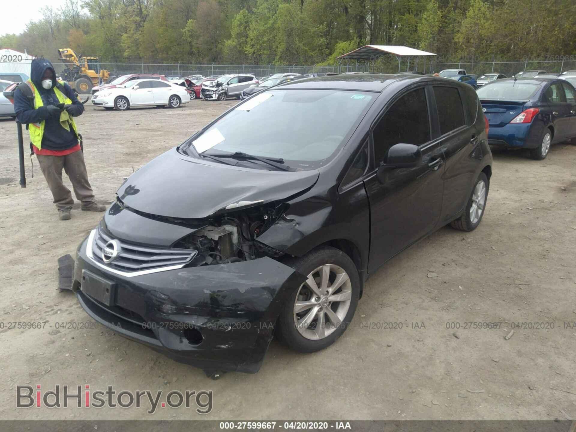 2014 NISSAN VERSA NOTE - VIN: 3N1CE2CP2EL437952 - Фото 2
