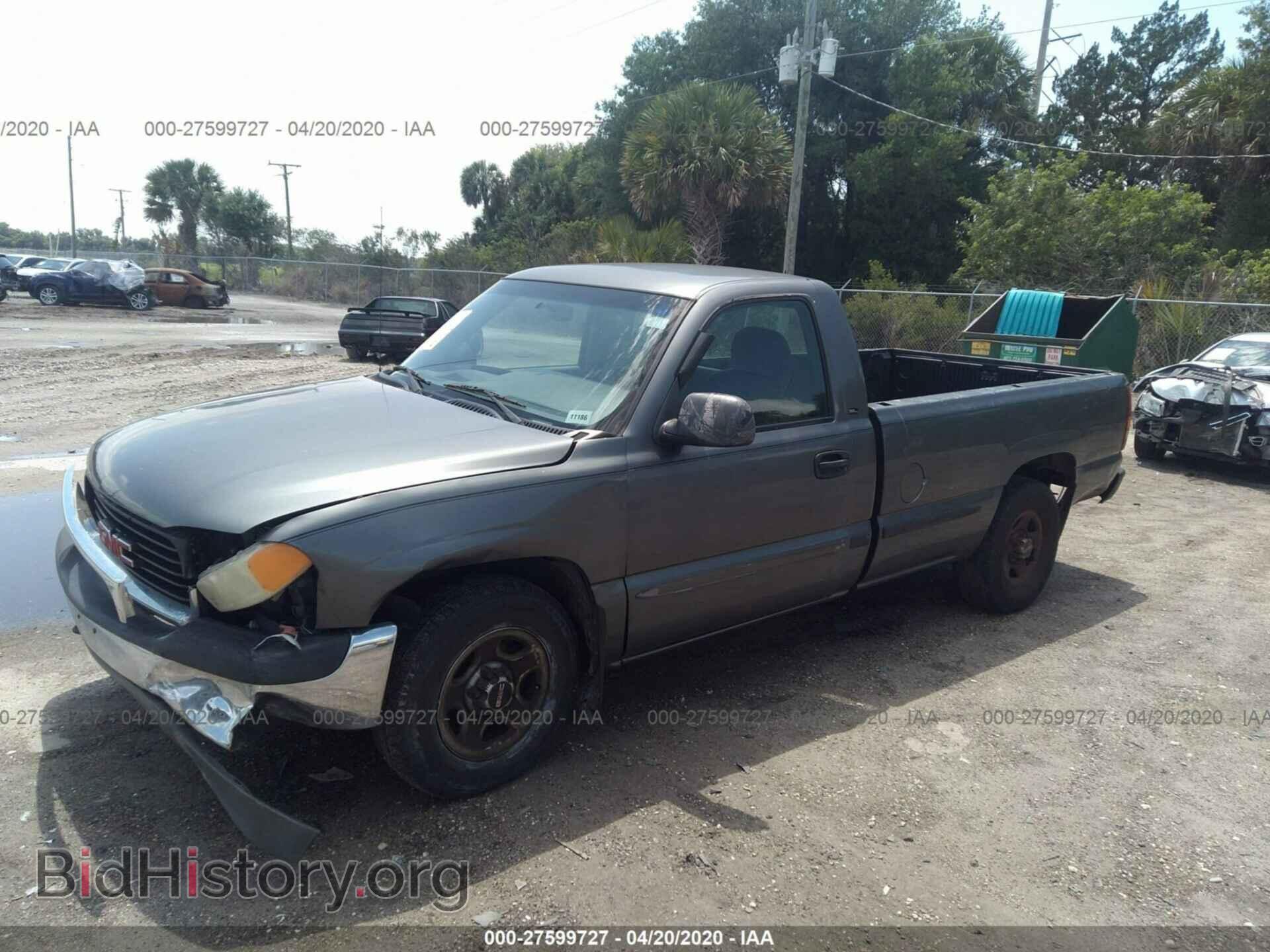 2002 GMC NEW SIERRA - VIN: 1GTEC14T52Z312367 - Фото 2