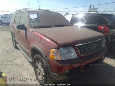 2005 Ford EXPLORER XLT/XLT Sport/NBX, красный — VIN 1FMDU73E95ZA02320, IAAI