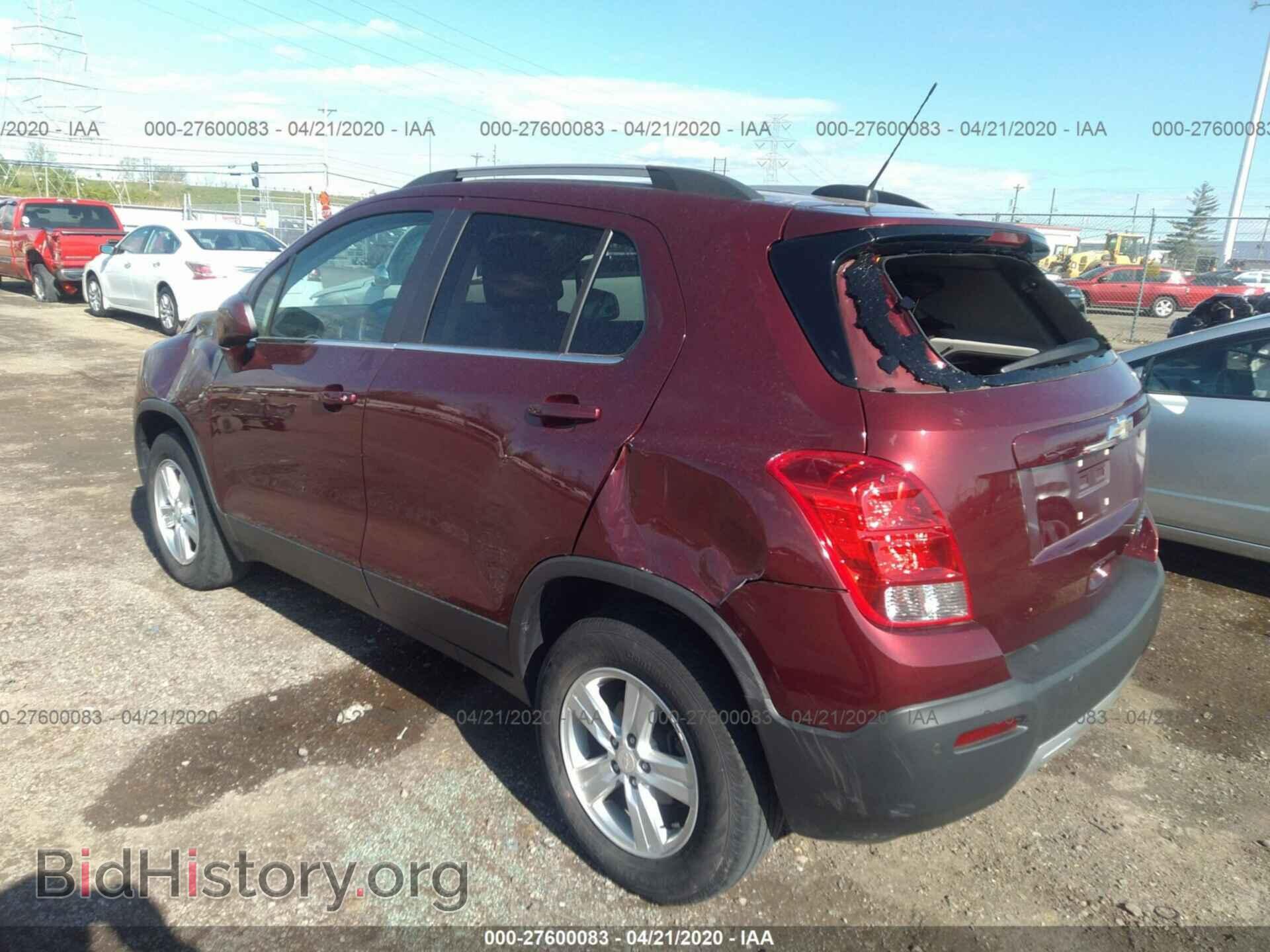 2016 CHEVROLET TRAX - VIN: 3GNCJPSB2GL151332 - Фото 3