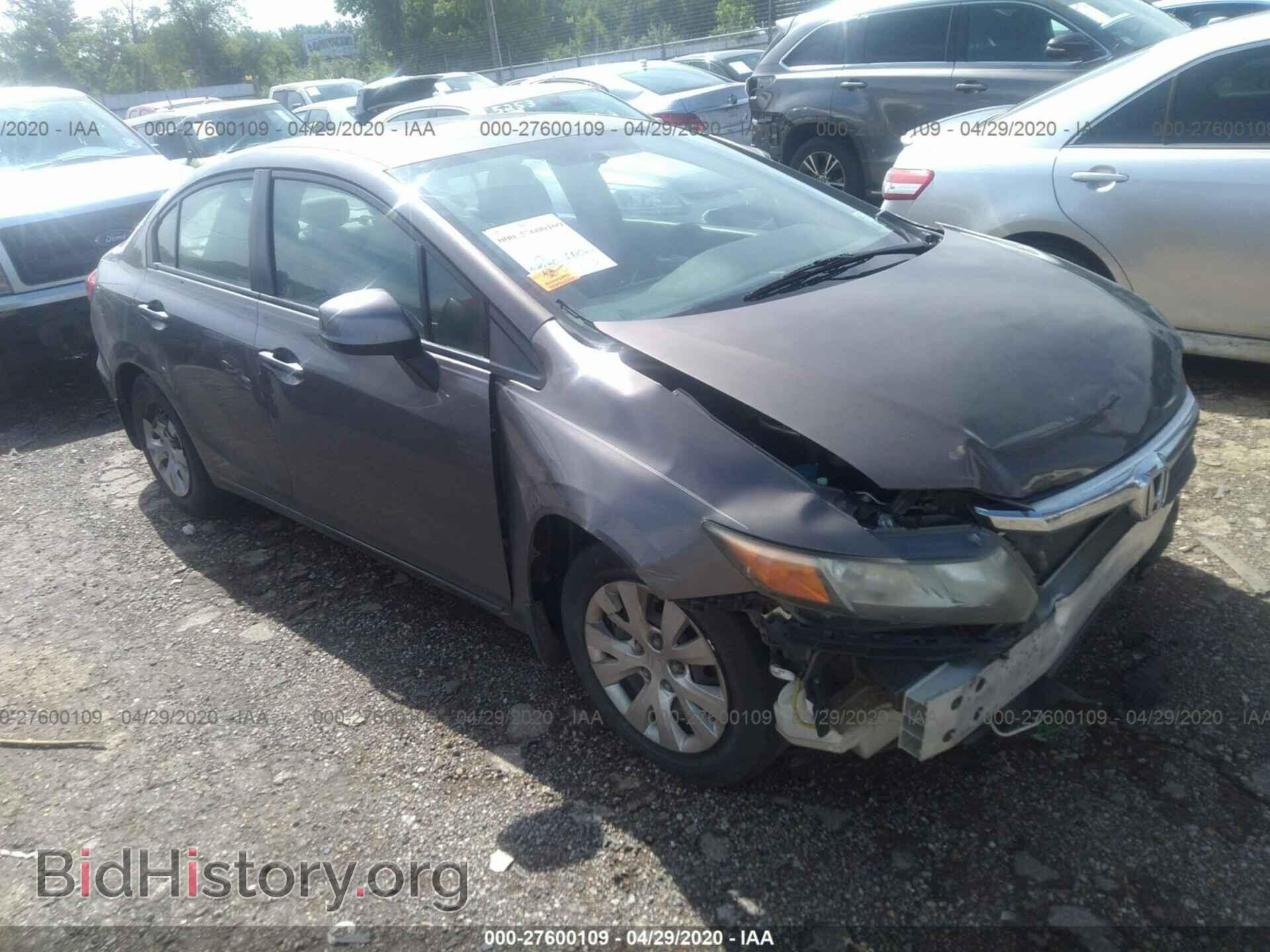 Photo 2HGFB2F52CH594661 - HONDA CIVIC 2012