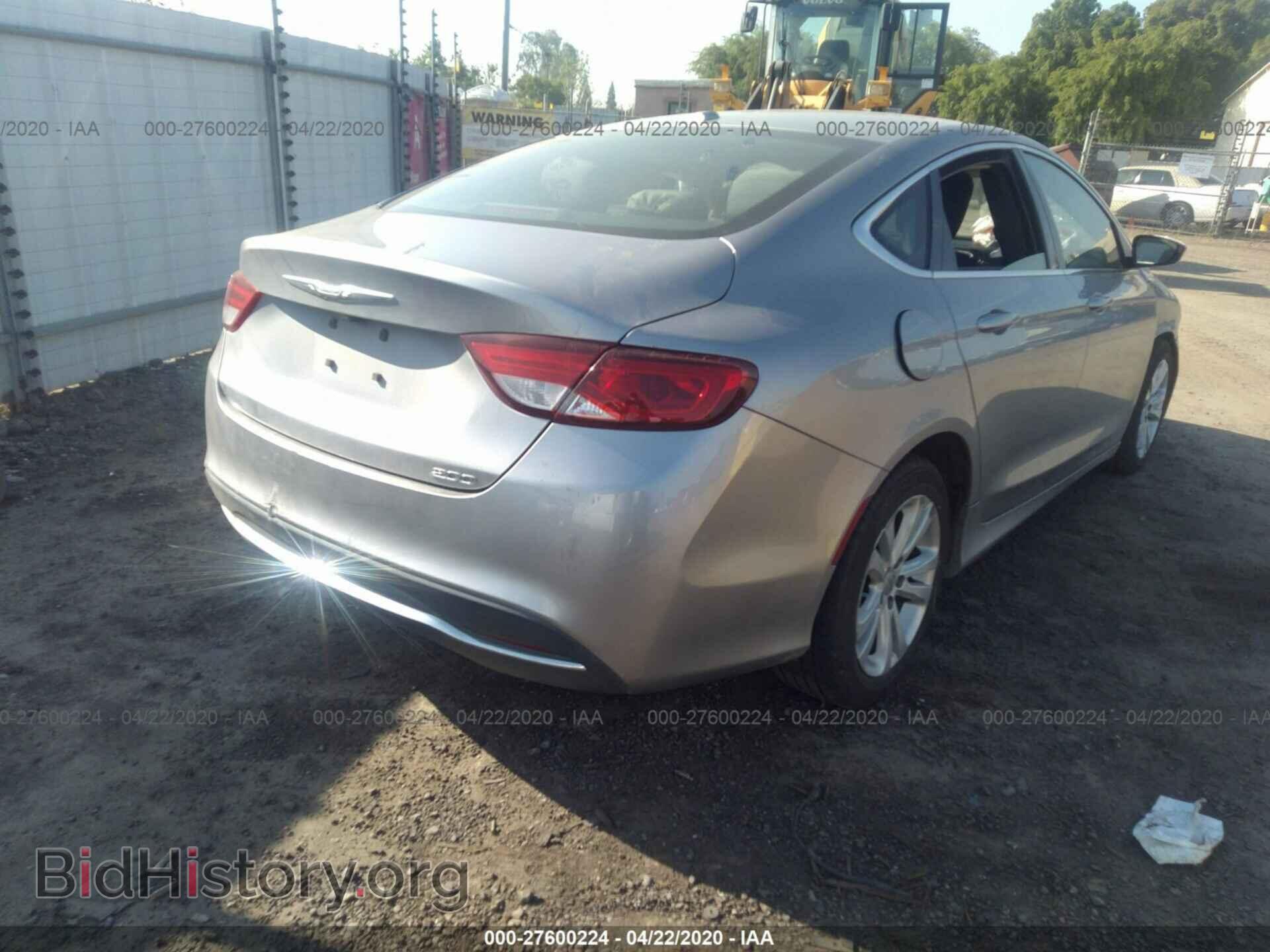 2015 CHRYSLER 200 - VIN: 1C3CCCAB5FN742125 - Фото 4