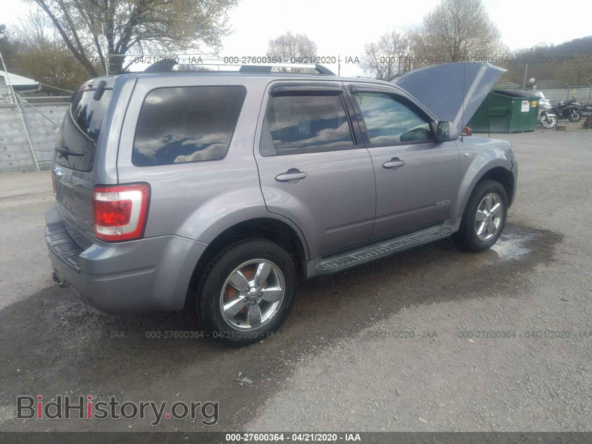 2008 FORD ESCAPE - VIN: 1FMCU94138KD57449 - Фото 4