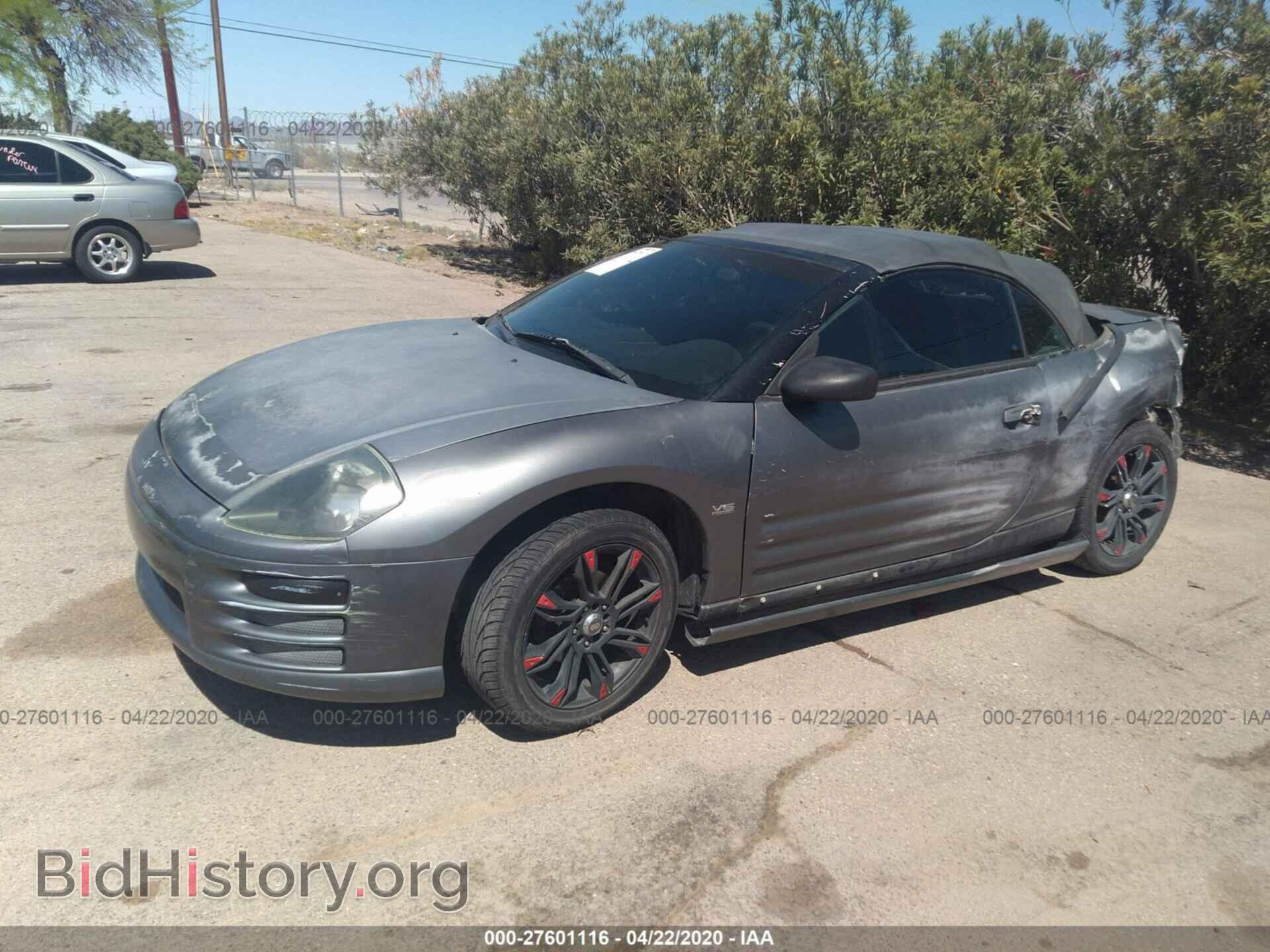 2002 MITSUBISHI ECLIPSE - VIN: 4A3AE85H62E066641 - Photo 2