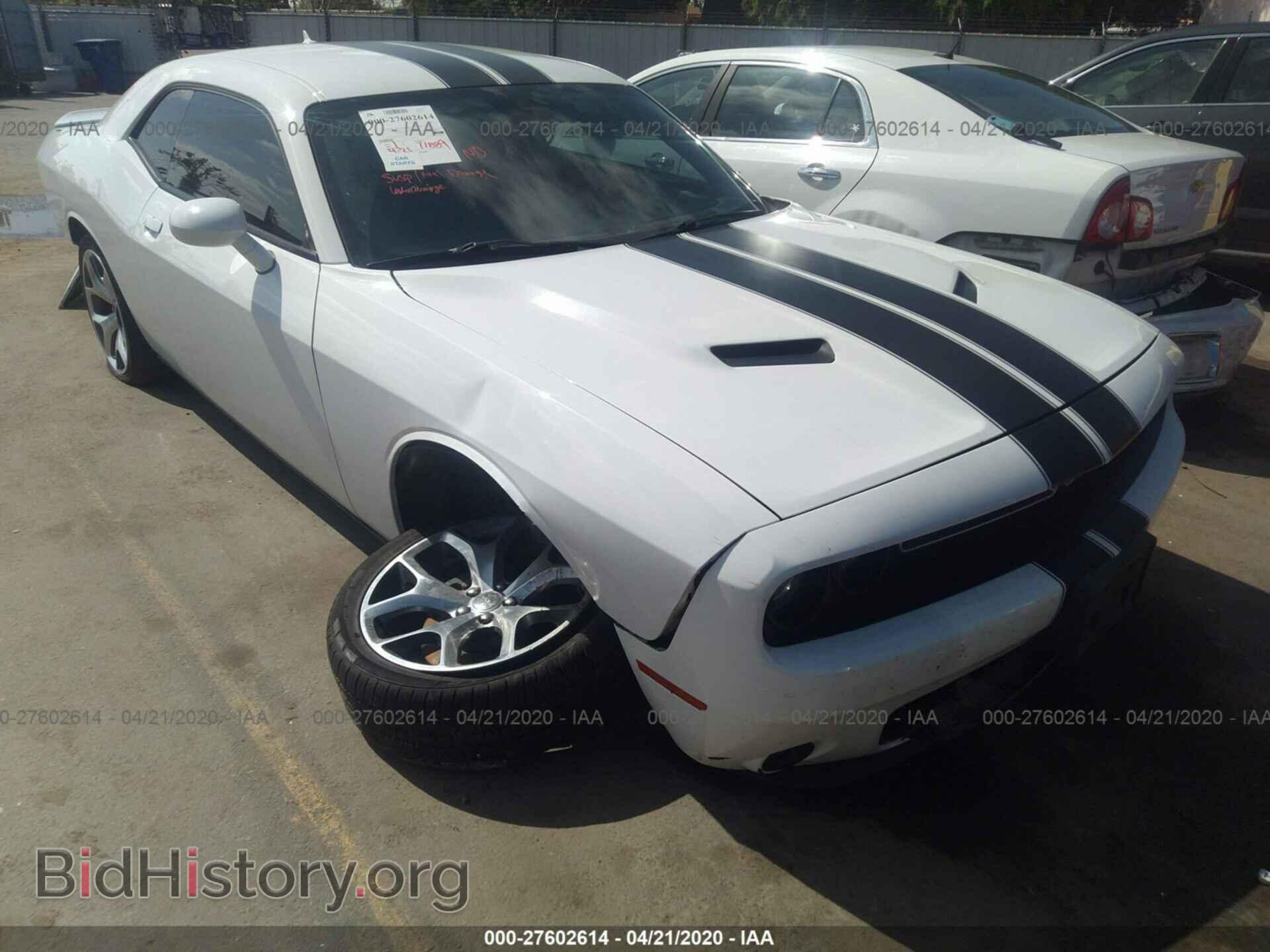 Photo 2C3CDZAG3GH263286 - DODGE CHALLENGER 2016