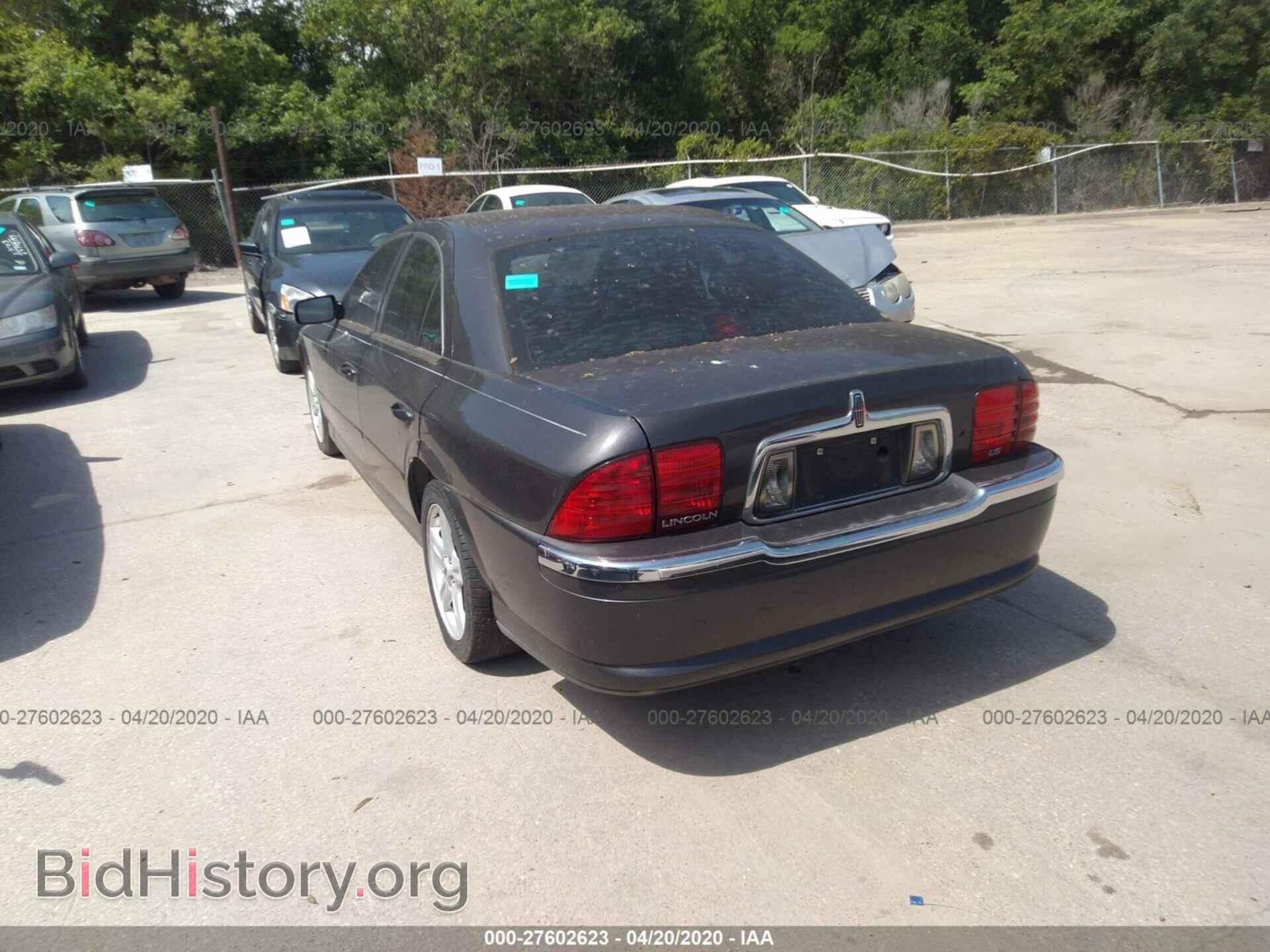 2000 LINCOLN LS - VIN: 1LNHM87A9YY882816 - Фото 3