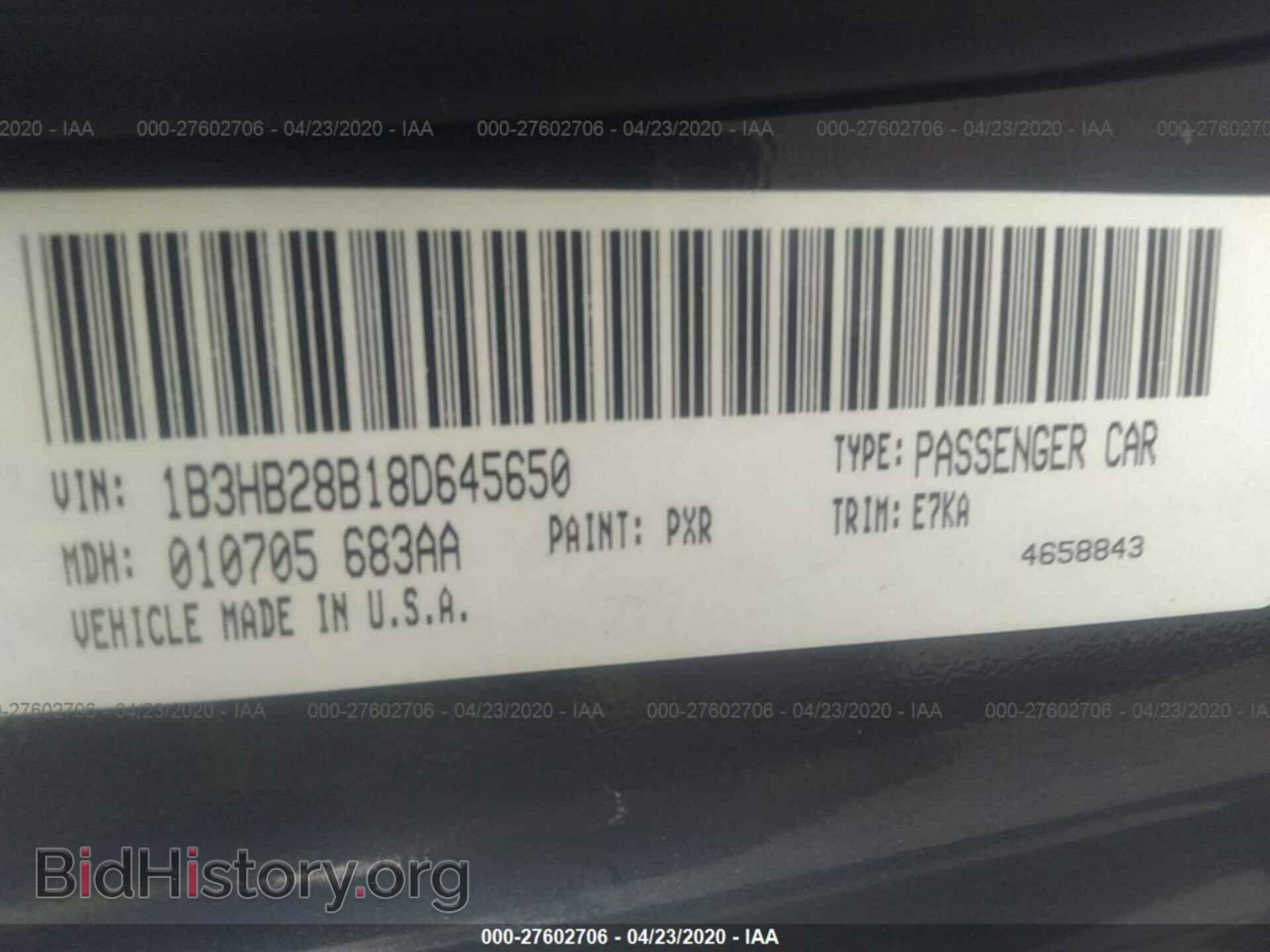 2008 DODGE CALIBER - VIN: 1B3HB28B18D645650 - Фото 9