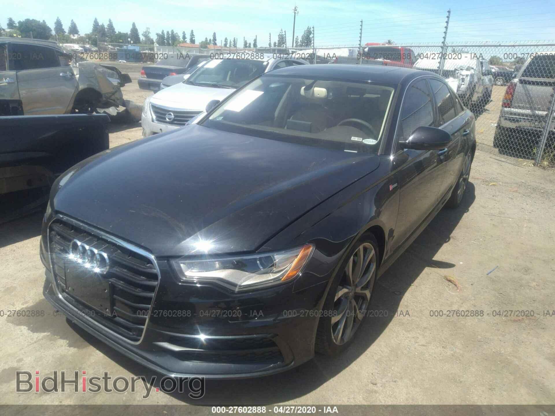 2013 AUDI A6 - VIN: WAUHGAFC0DN153389 - Фото 2