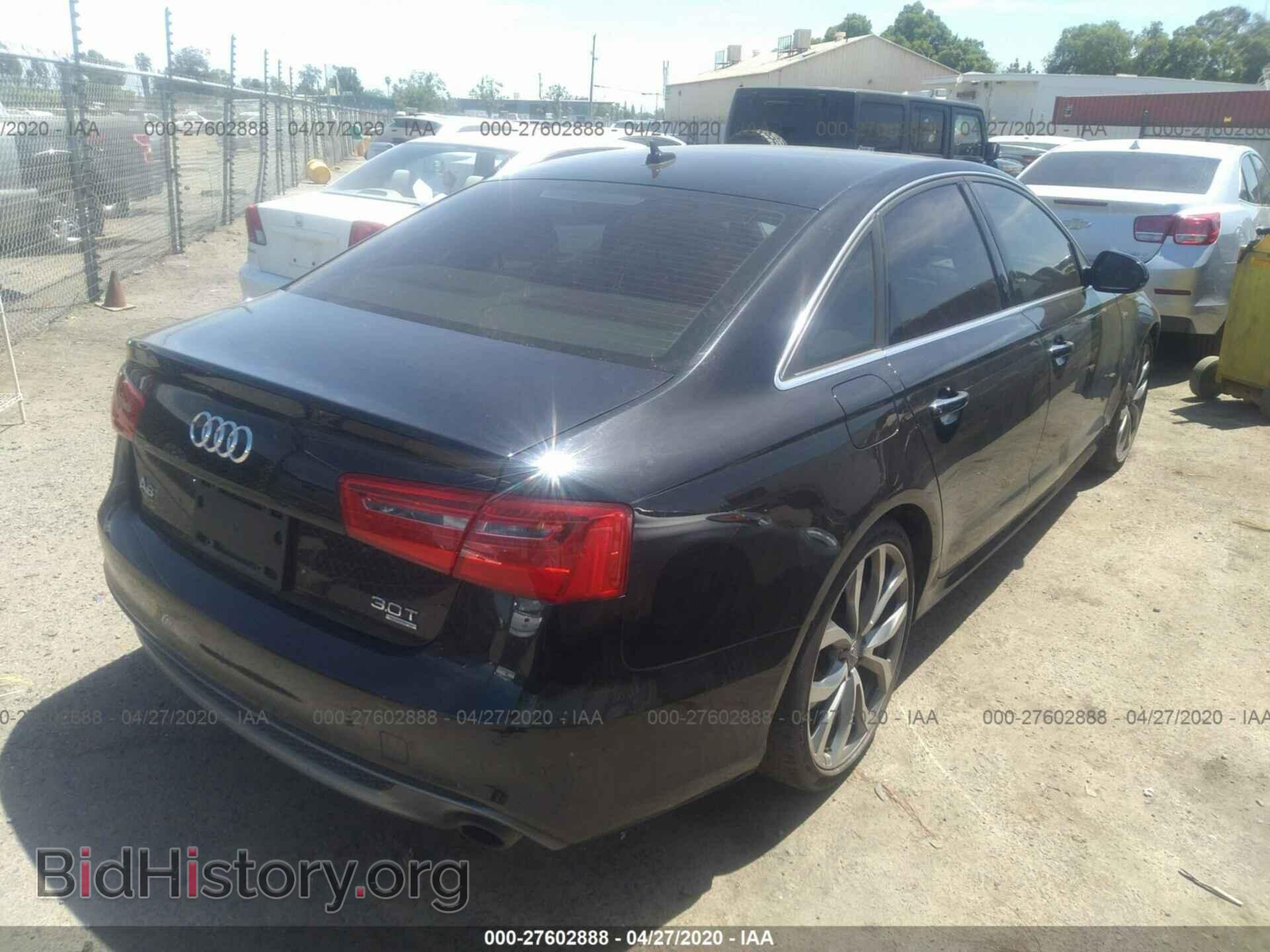 2013 AUDI A6 - VIN: WAUHGAFC0DN153389 - Фото 4