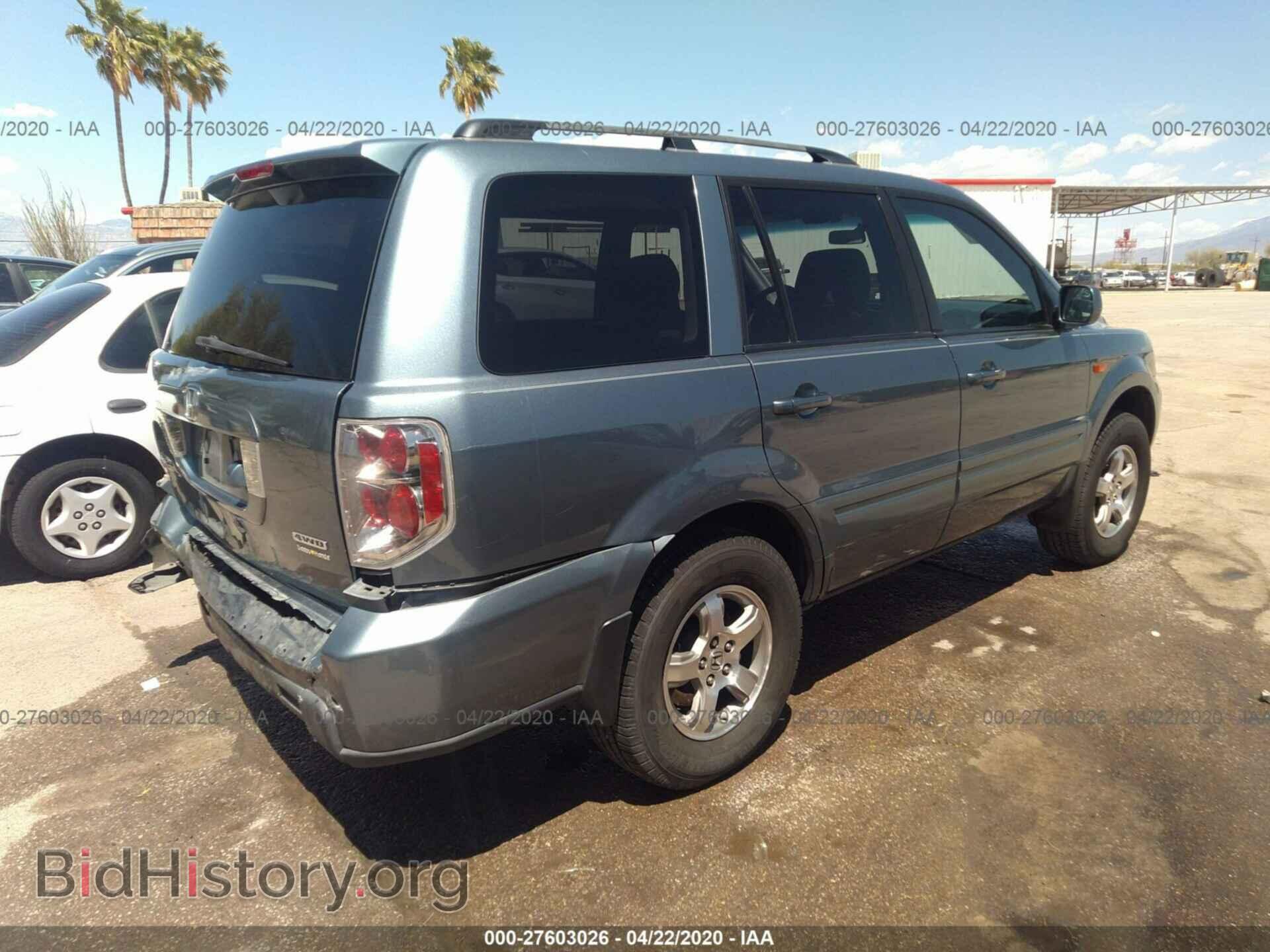 2006 HONDA PILOT - VIN: 2HKYF18726H511584 - Фото 4