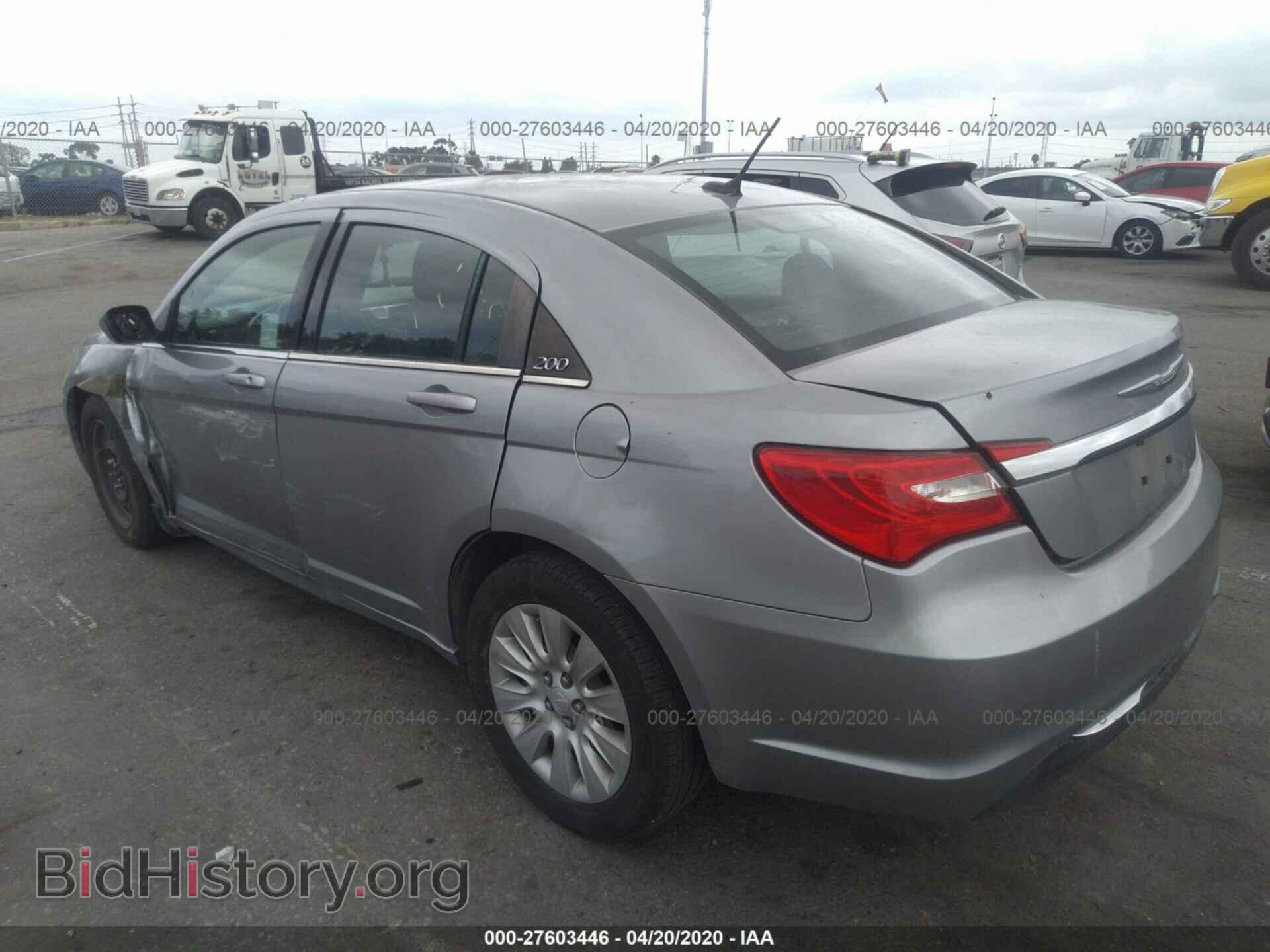 2014 CHRYSLER 200 - VIN: 1C3CCBAB5EN125221 - Фото 3