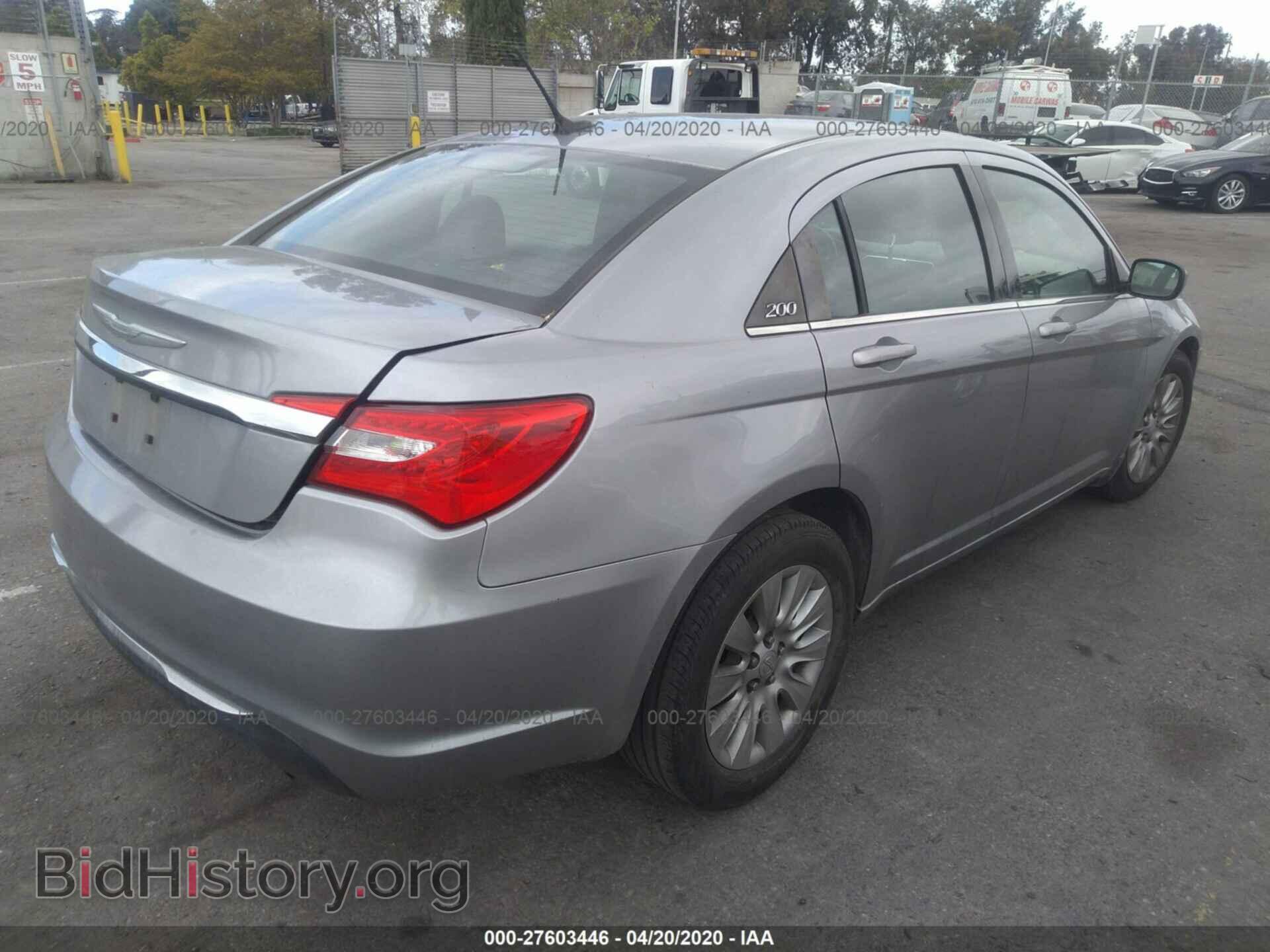 2014 CHRYSLER 200 - VIN: 1C3CCBAB5EN125221 - Фото 4