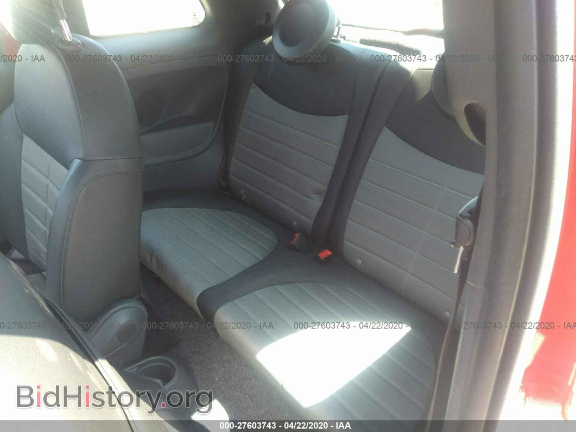 2012 FIAT 500 - VIN: 3C3CFFBR8CT340535 - Фото 8