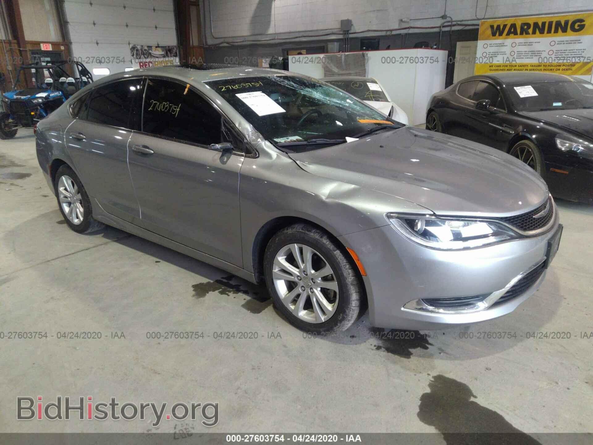Photo 1C3CCCAB3GN161322 - CHRYSLER 200 2016