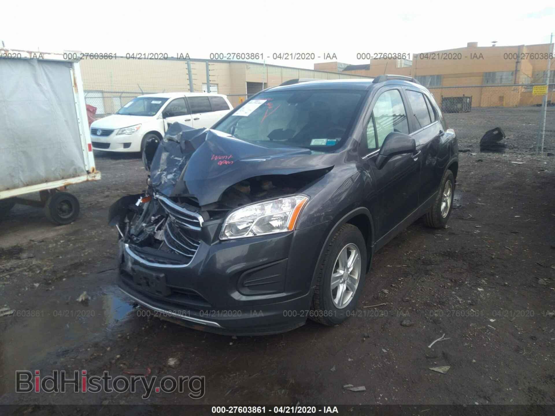 2016 CHEVROLET TRAX - VIN: 3GNCJLSB2GL120736 - Photo 2