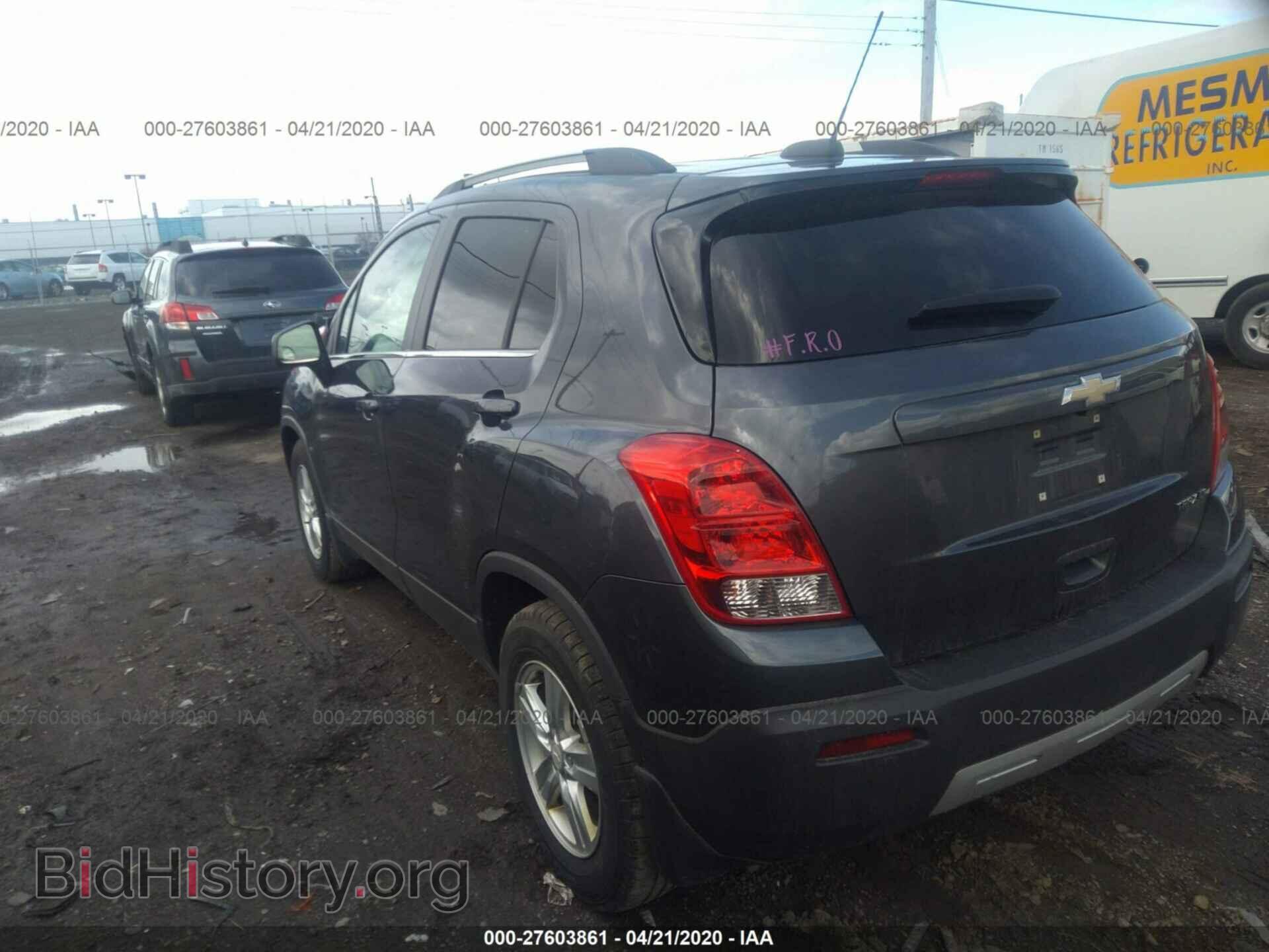 2016 CHEVROLET TRAX - VIN: 3GNCJLSB2GL120736 - Photo 3