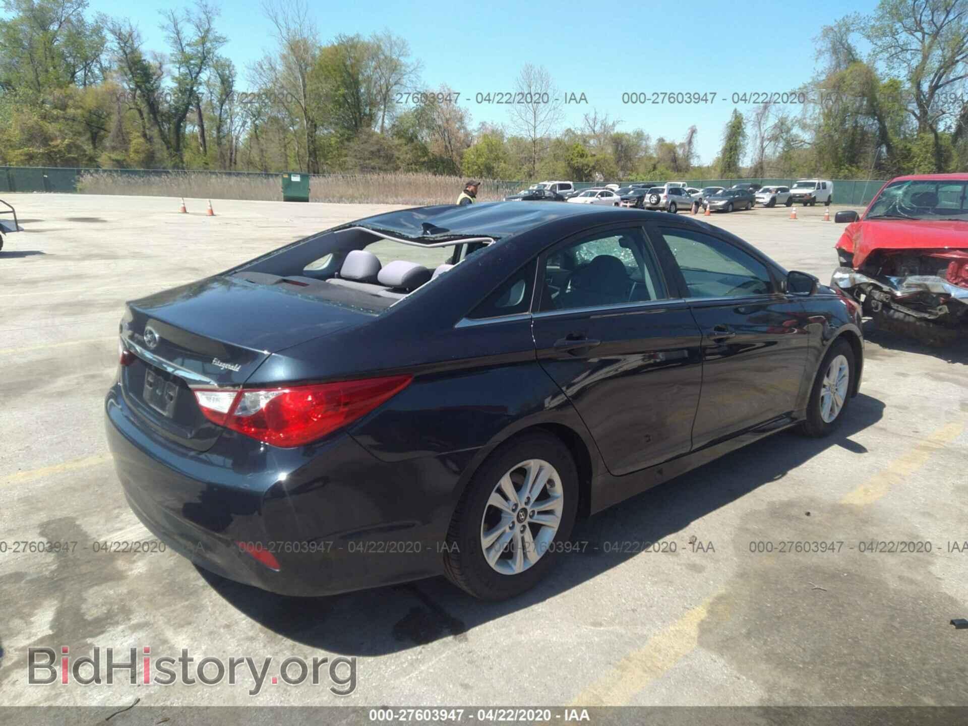2014 HYUNDAI SONATA - VIN: 5NPEB4AC5EH893177 - Фото 4
