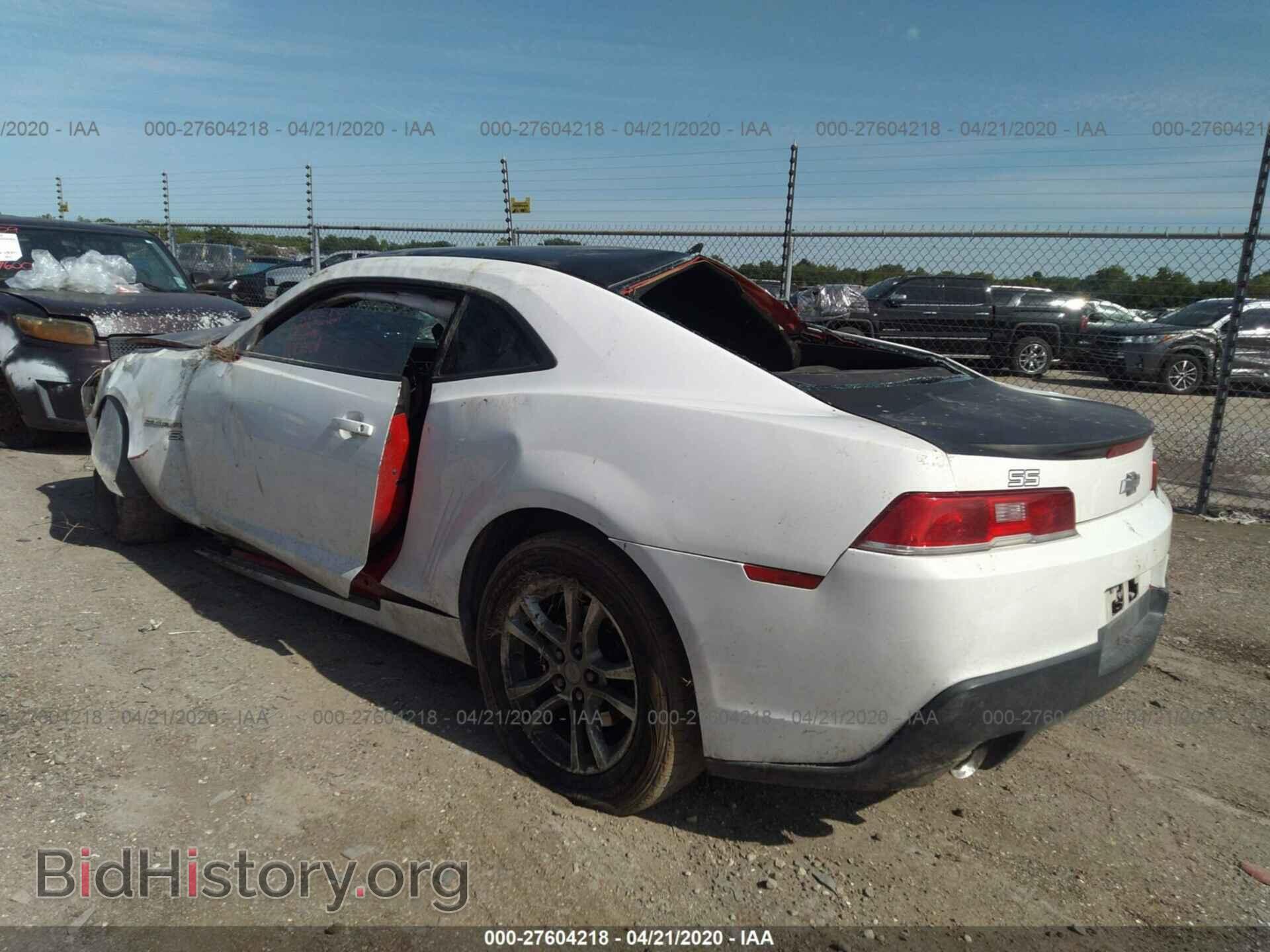 2014 CHEVROLET CAMARO - VIN: 2G1FA1E32E9156398 - Фото 3