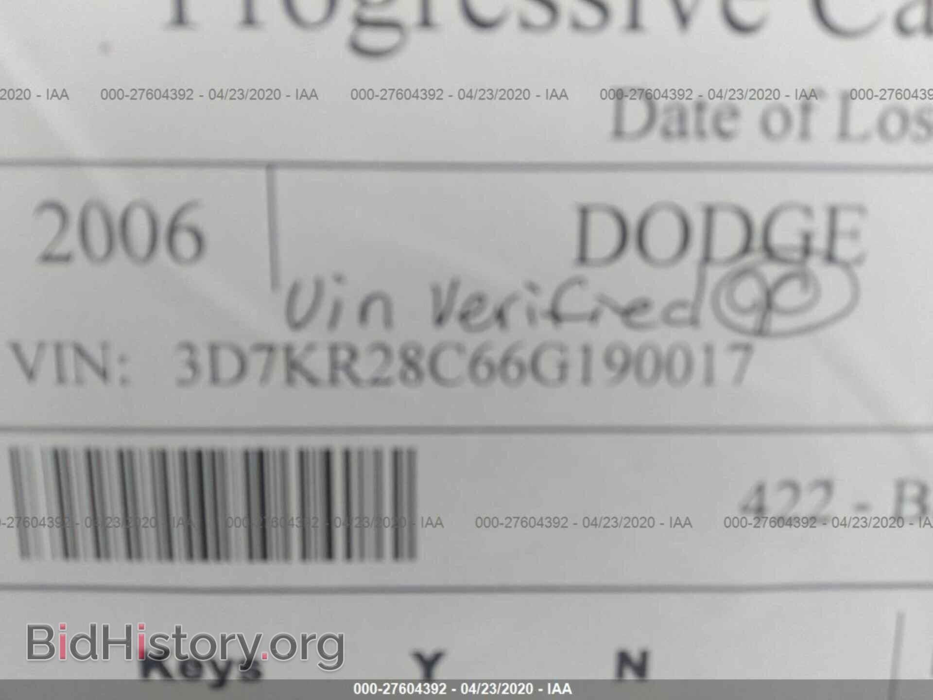 2006 DODGE RAM 2500 - VIN: 3D7KR28C66G190017 - Photo 9