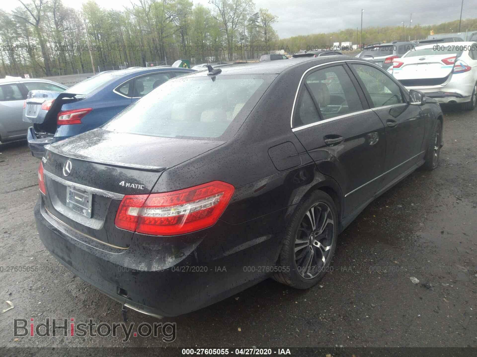 2011 MERCEDES-BENZ E-CLASS - VIN: WDDHF8HBXBA503141 - Фото 4