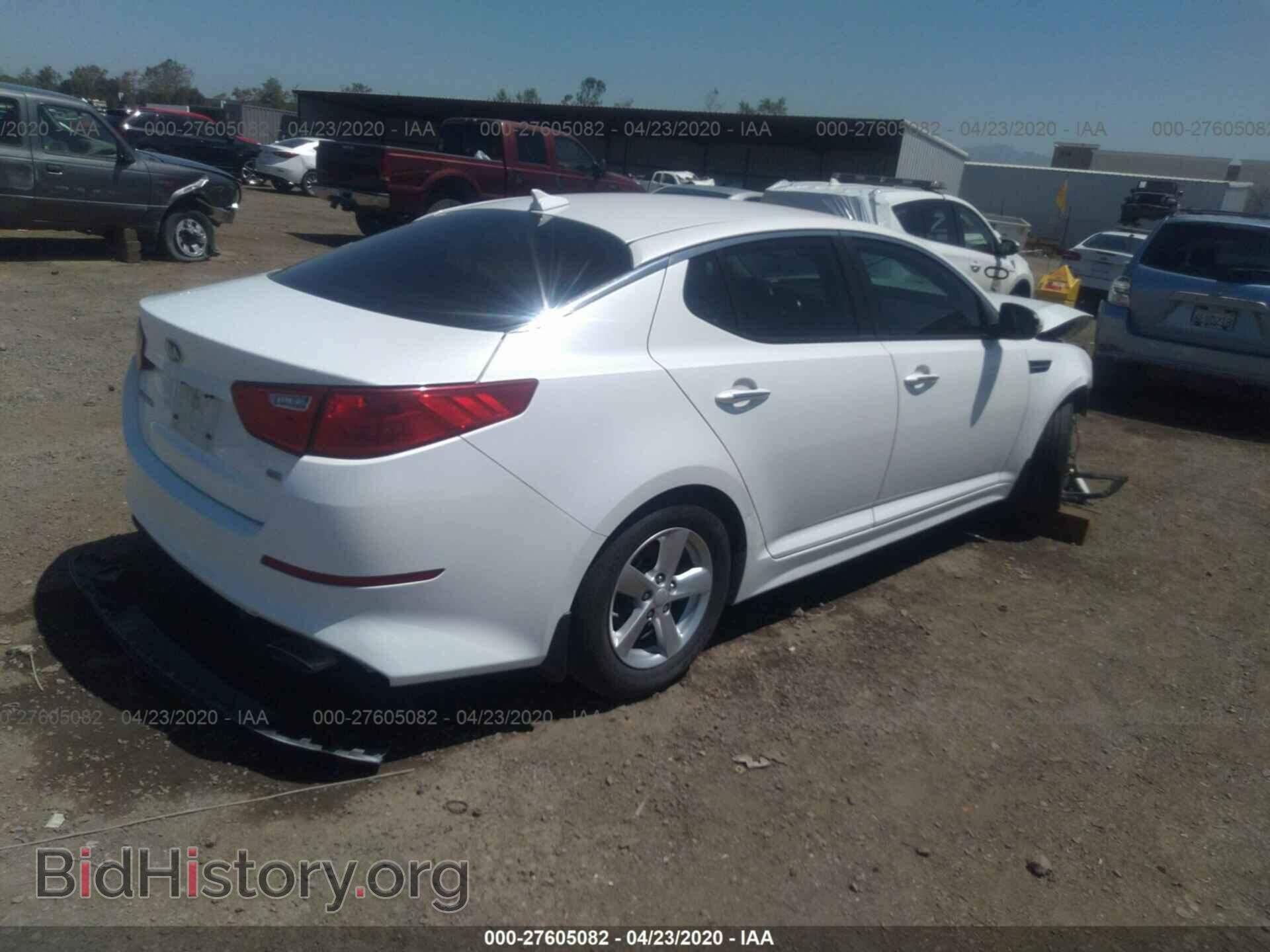 2015 KIA OPTIMA - VIN: KNAGM4A79F5584994 - Photo 4