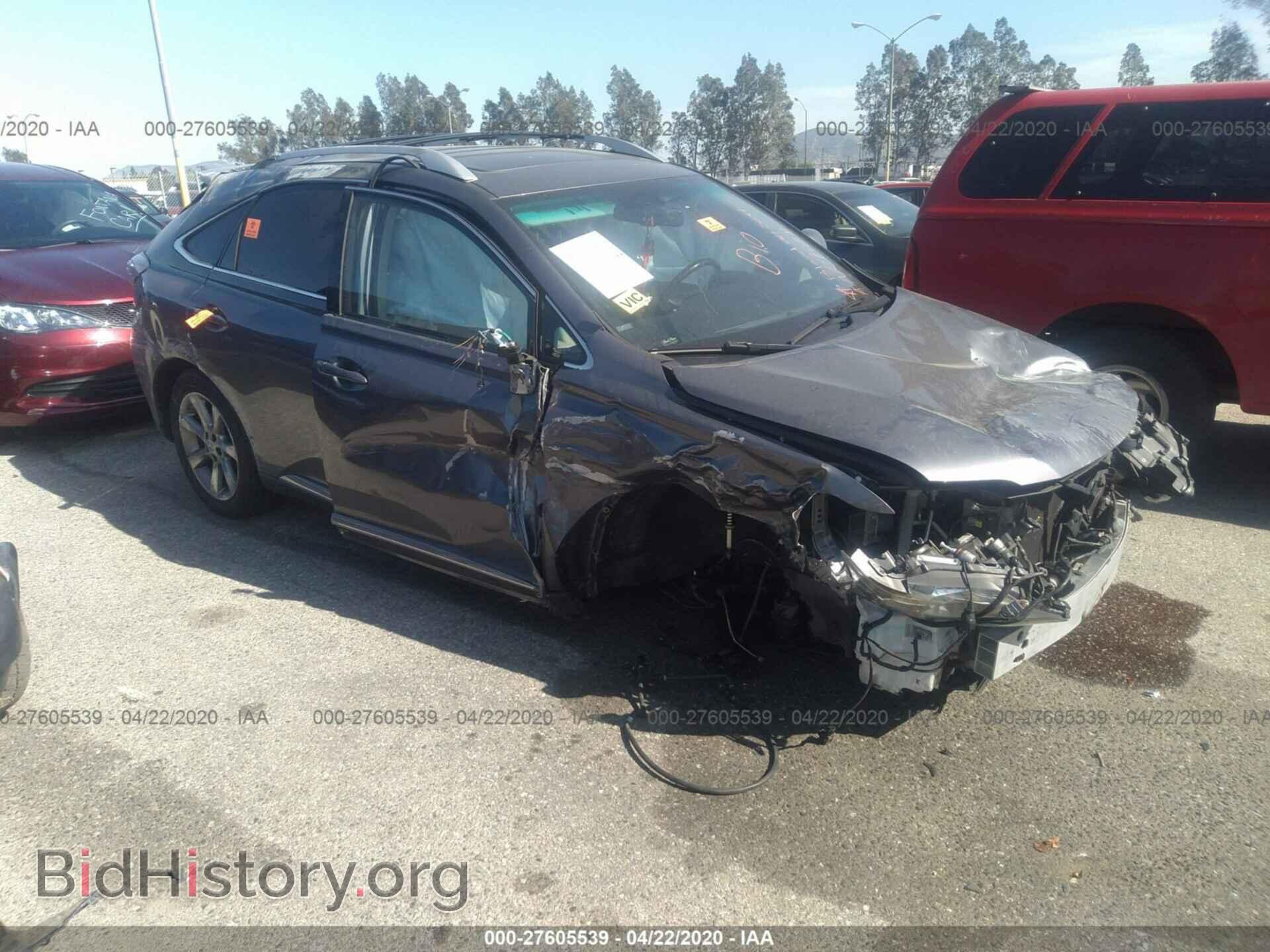 Фотография JTJZK1BA7C2412693 - LEXUS RX 2012