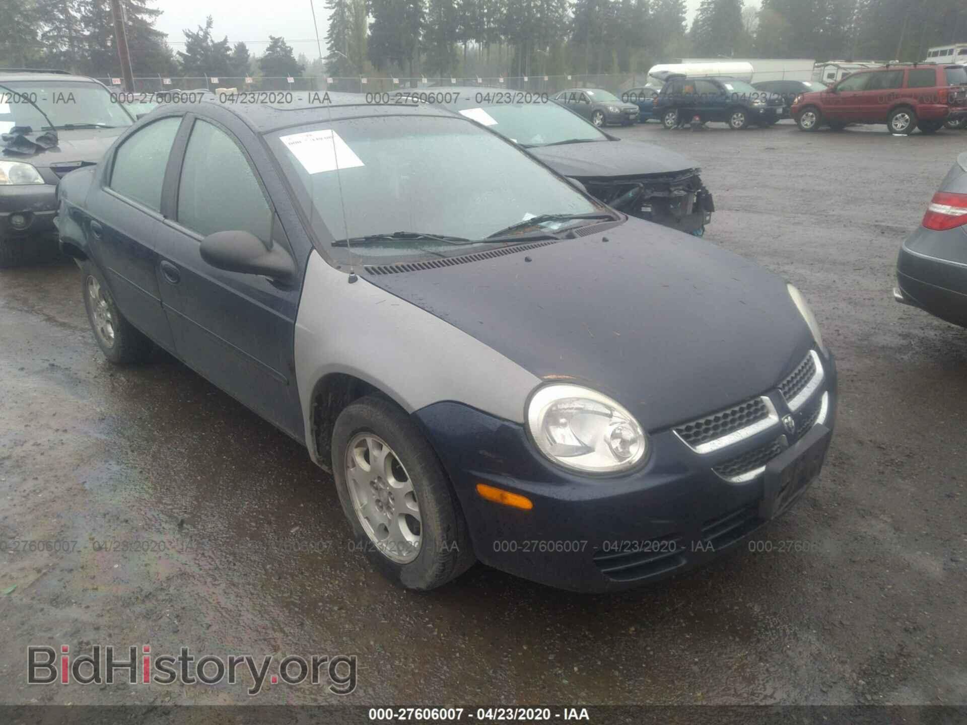 Фотография 1B3ES56C65D252657 - DODGE NEON 2005