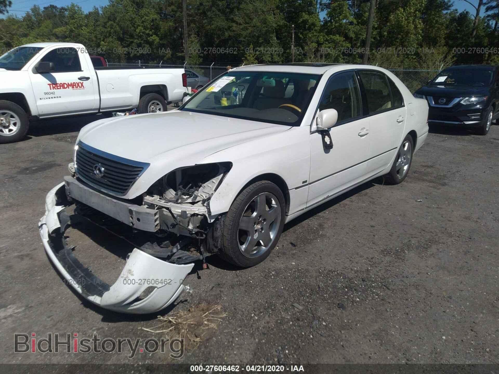 2005 LEXUS LS - VIN: JTHBN36F850182298 - Фото 2