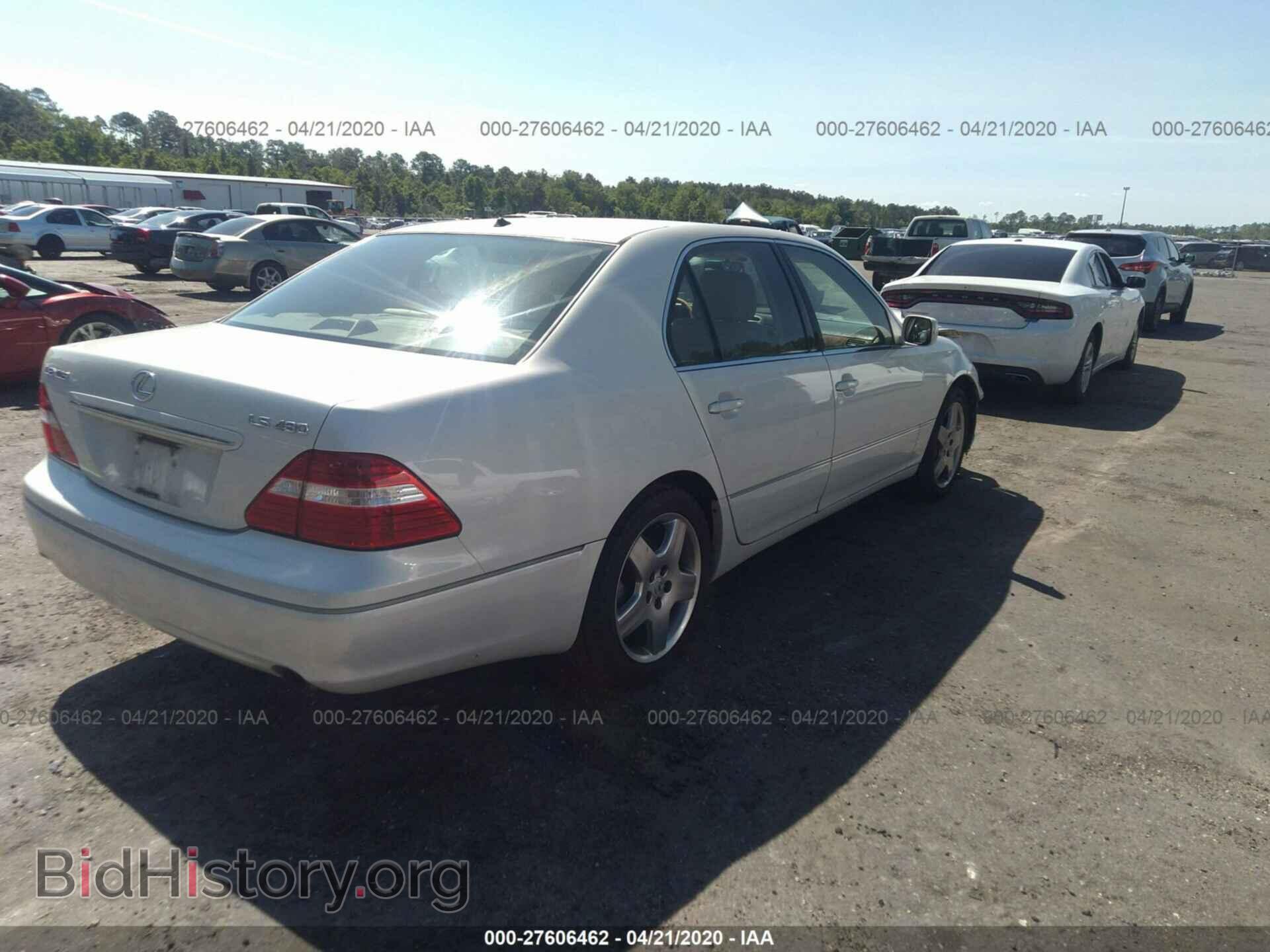 2005 LEXUS LS - VIN: JTHBN36F850182298 - Фото 4