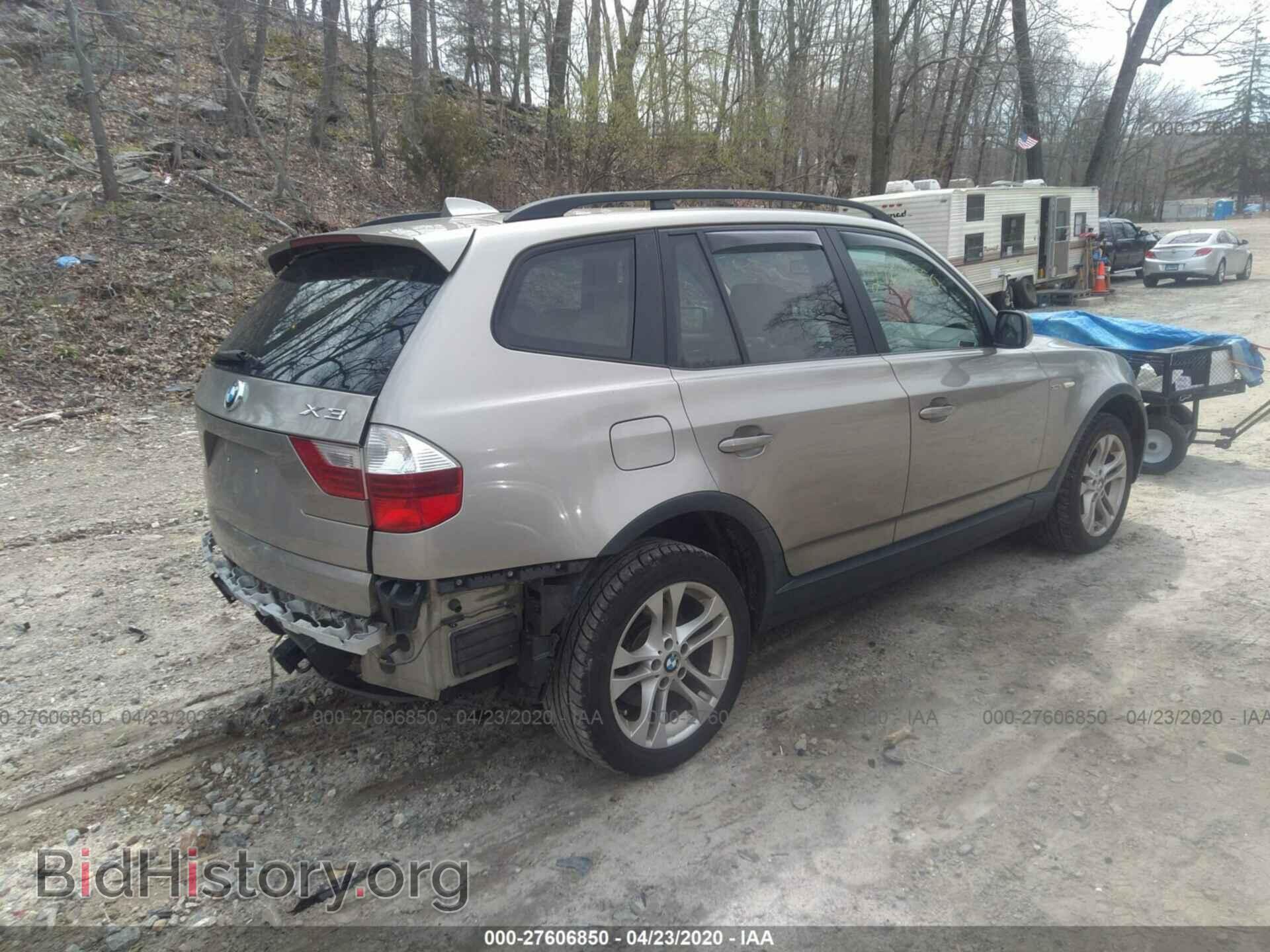 2007 BMW X3 - VIN: WBXPC93497WF29016 - Фото 4