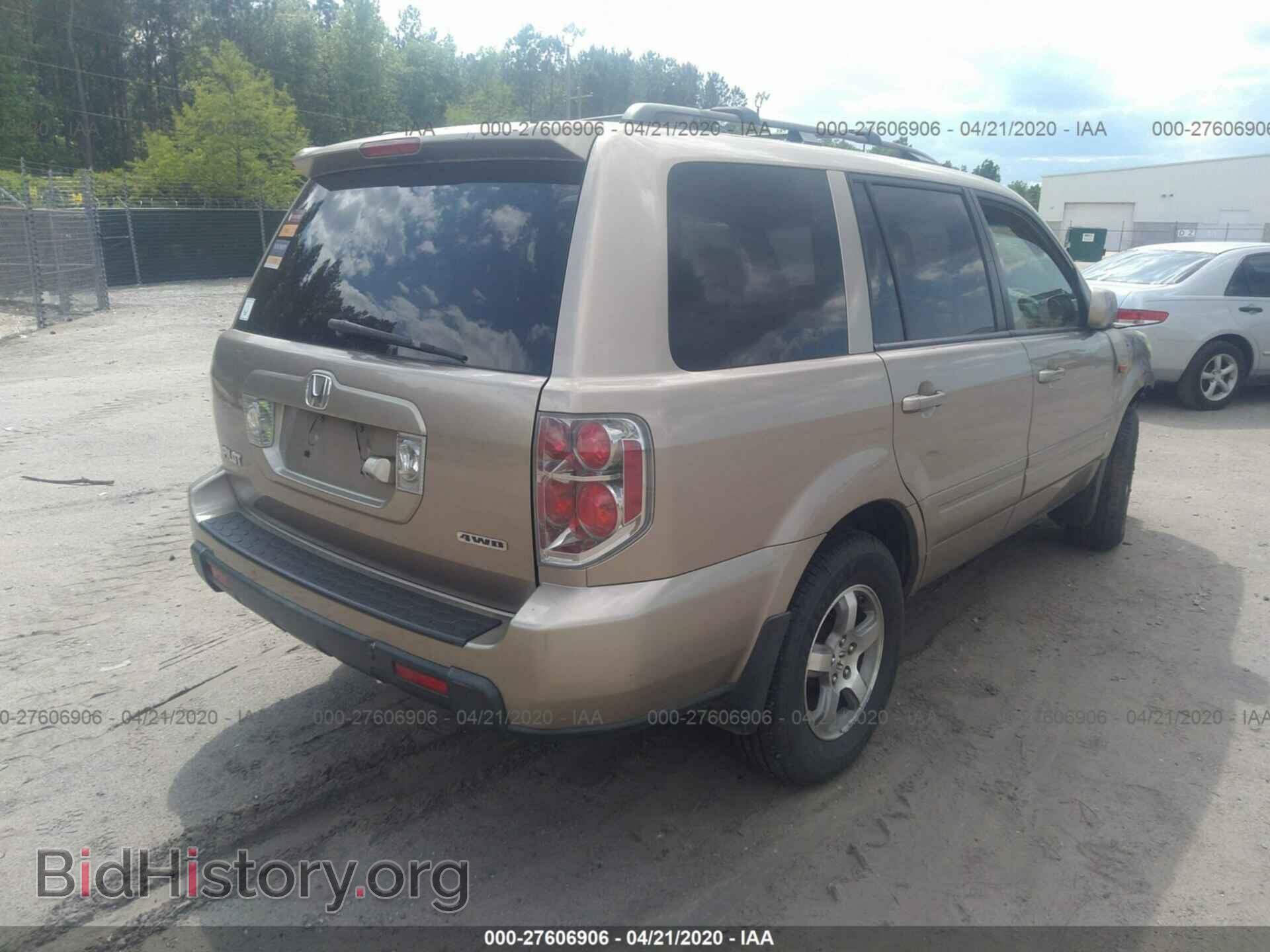 2006 HONDA PILOT - VIN: 5FNYF18726B003064 - Фото 4