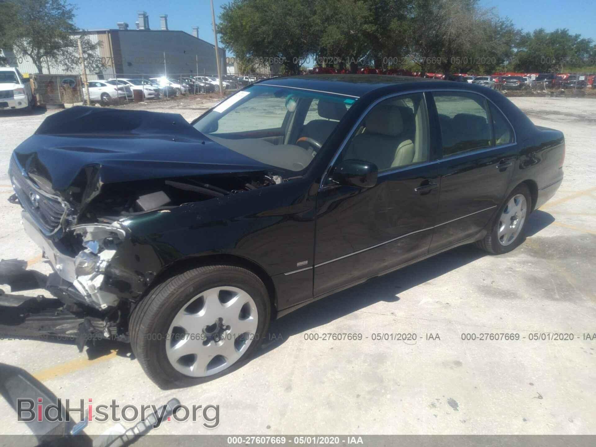 2002 LEXUS LS - VIN: JTHBN30F820084327 - Фото 2