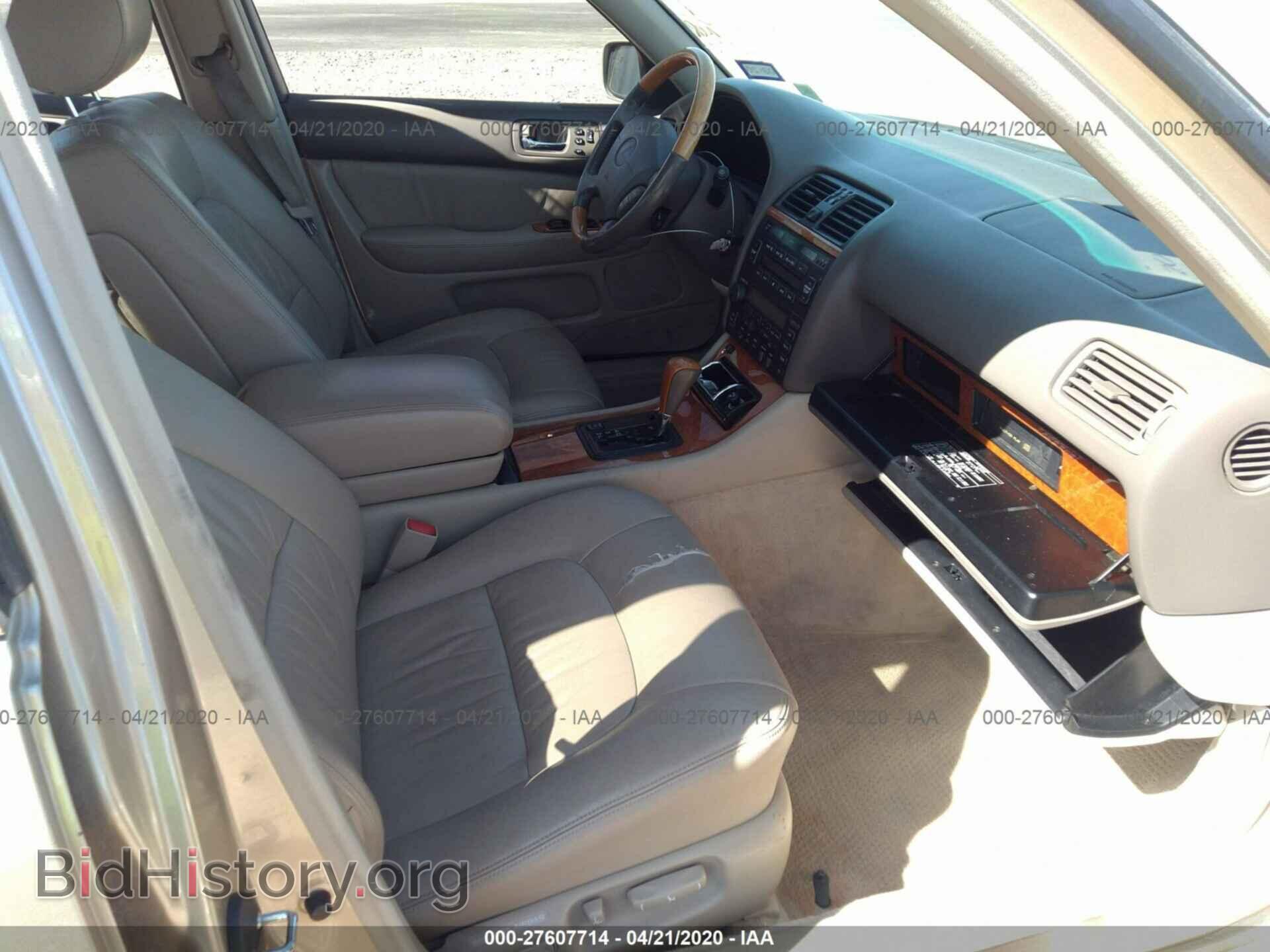 2000 LEXUS LS - VIN: JT8BH28F4Y0180745 - Фото 5