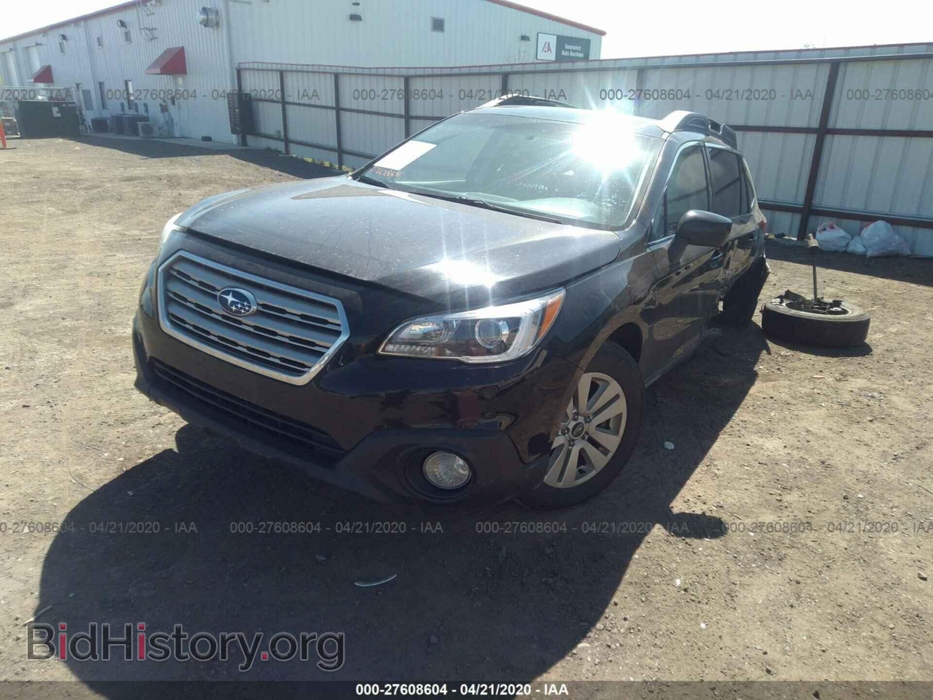 2016 SUBARU OUTBACK - VIN: 4S4BSACC7G3325246 - Фото 2