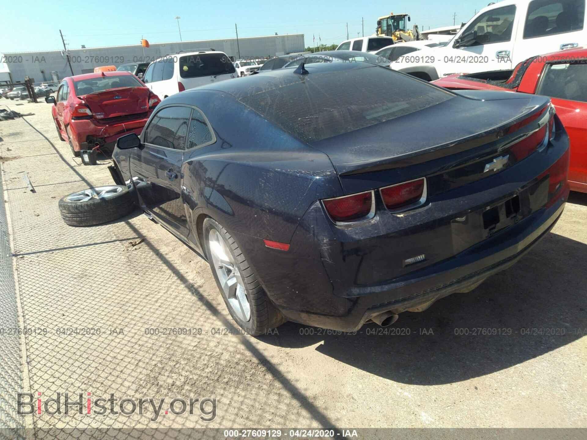 2012 CHEVROLET CAMARO - VIN: 2G1FB1E37C9182442 - Фото 3