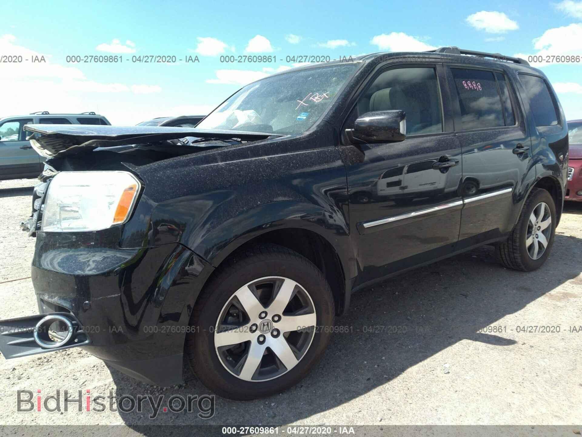 2013 HONDA PILOT - VIN: 5FNYF4H96DB015556 - Фото 2