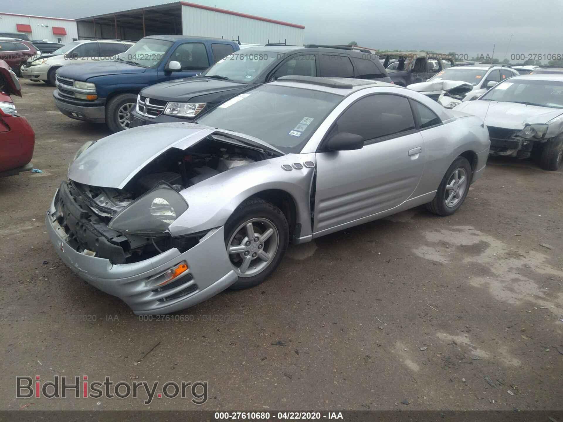 2000 MITSUBISHI ECLIPSE - VIN: 4A3AC34G9YE173645 - Photo 2