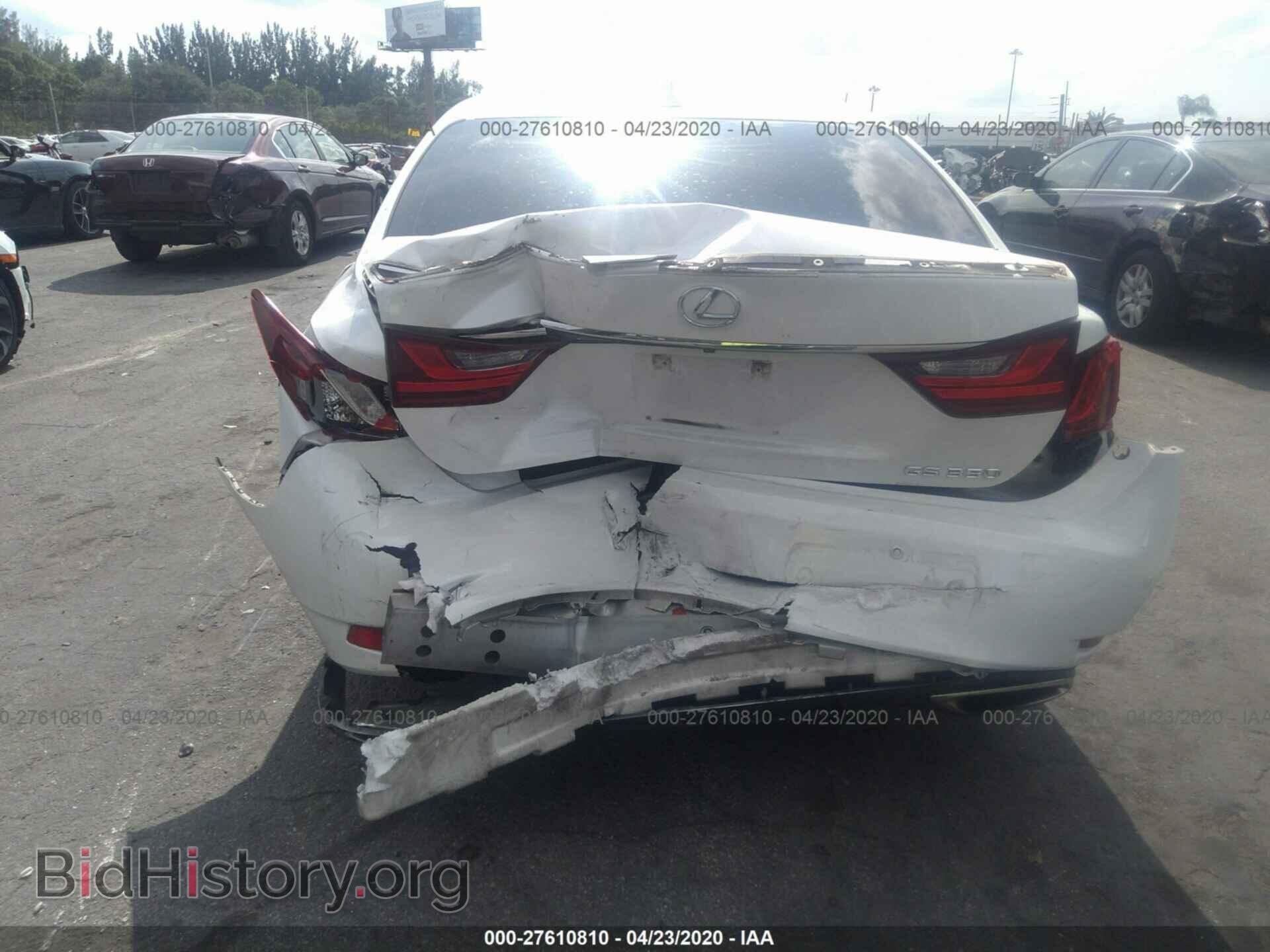 2013 LEXUS GS - VIN: JTHBE1BLXD5018262 - Фото 6