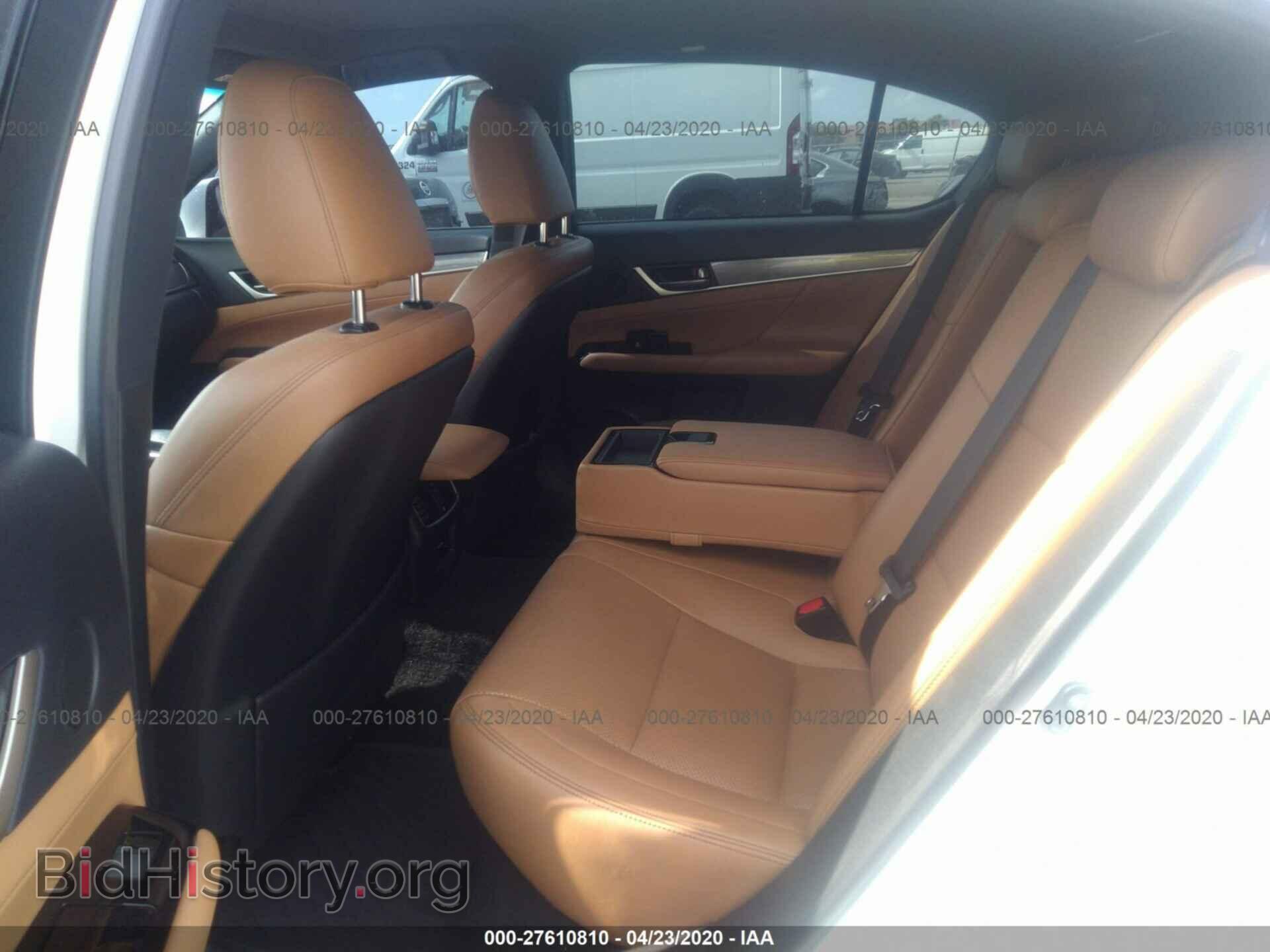 2013 LEXUS GS - VIN: JTHBE1BLXD5018262 - Фото 8