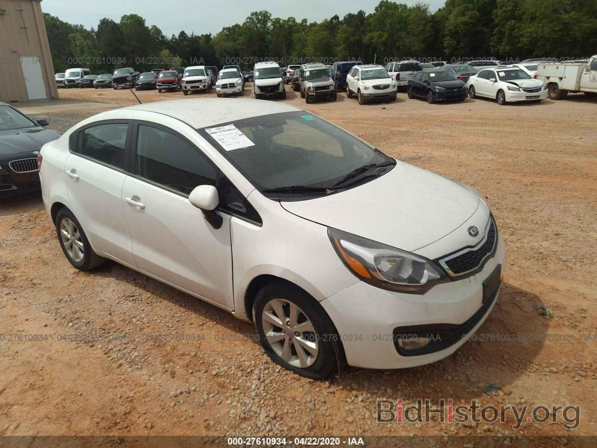 Photo KNADN4A38D6301117 - KIA RIO 2013