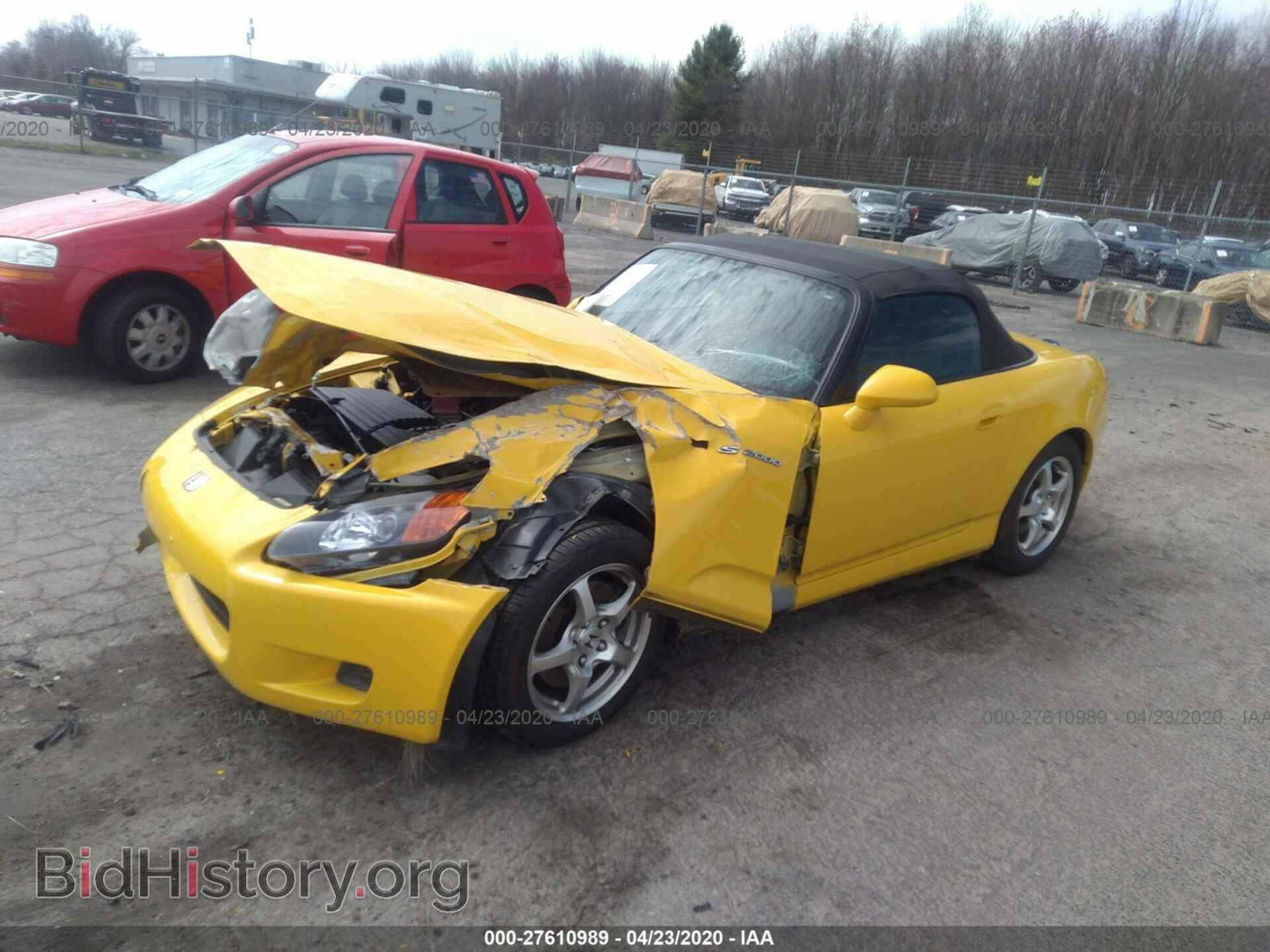 2002 HONDA S2000 - VIN: JHMAP11452T007971 - Фото 2