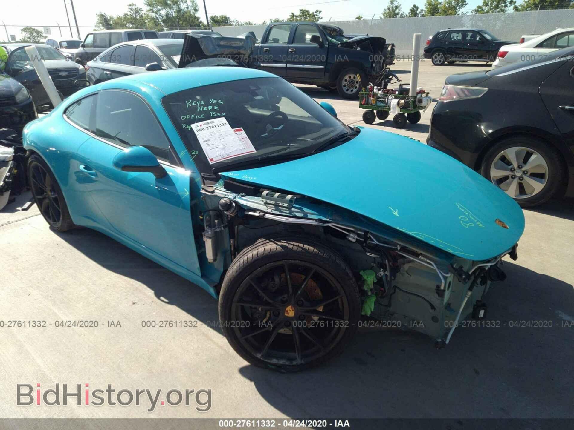 Фотография WP0AA2A94HS107420 - PORSCHE 911 2017