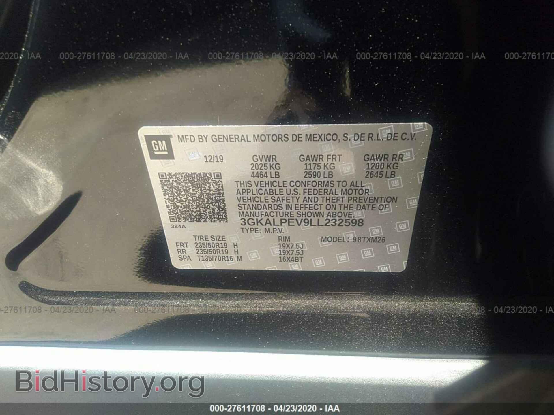 2020 GMC TERRAIN - VIN: 3GKALPEV9LL232598 - Photo 9