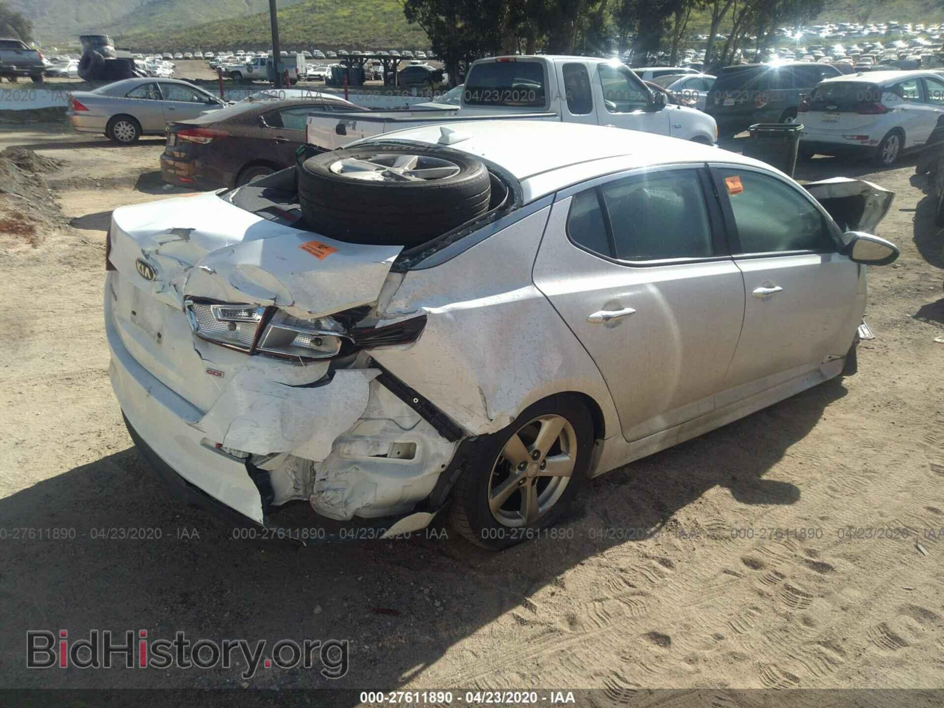 2015 KIA OPTIMA - VIN: KNAGM4A75F5656662 - Photo 4