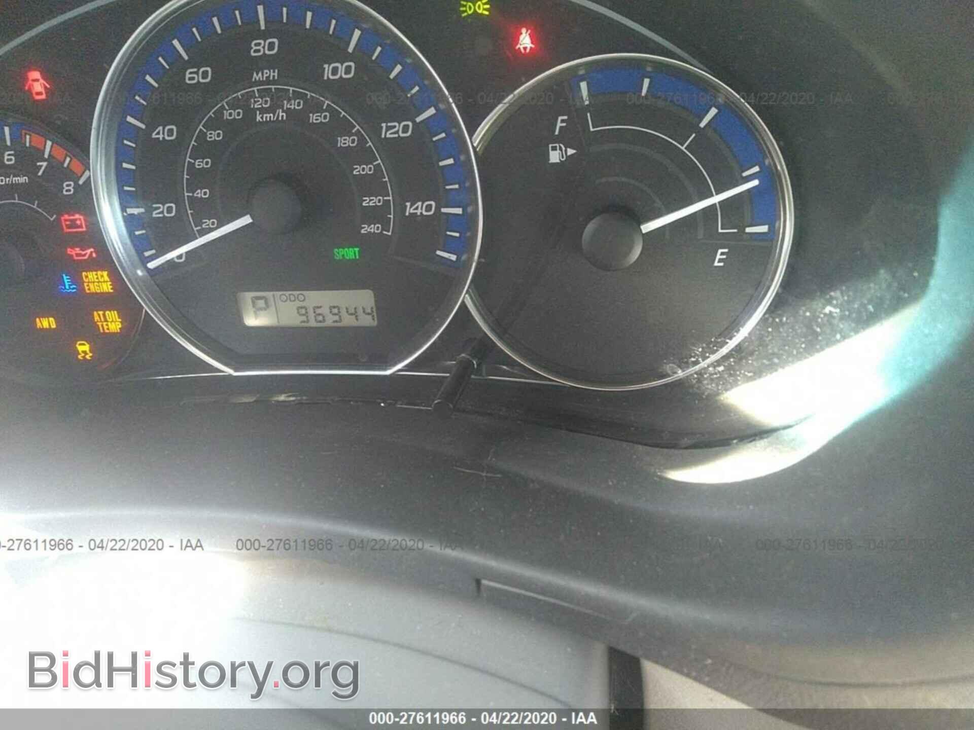 2011 SUBARU FORESTER - VIN: JF2SHADC8BH756709 - Фото 7